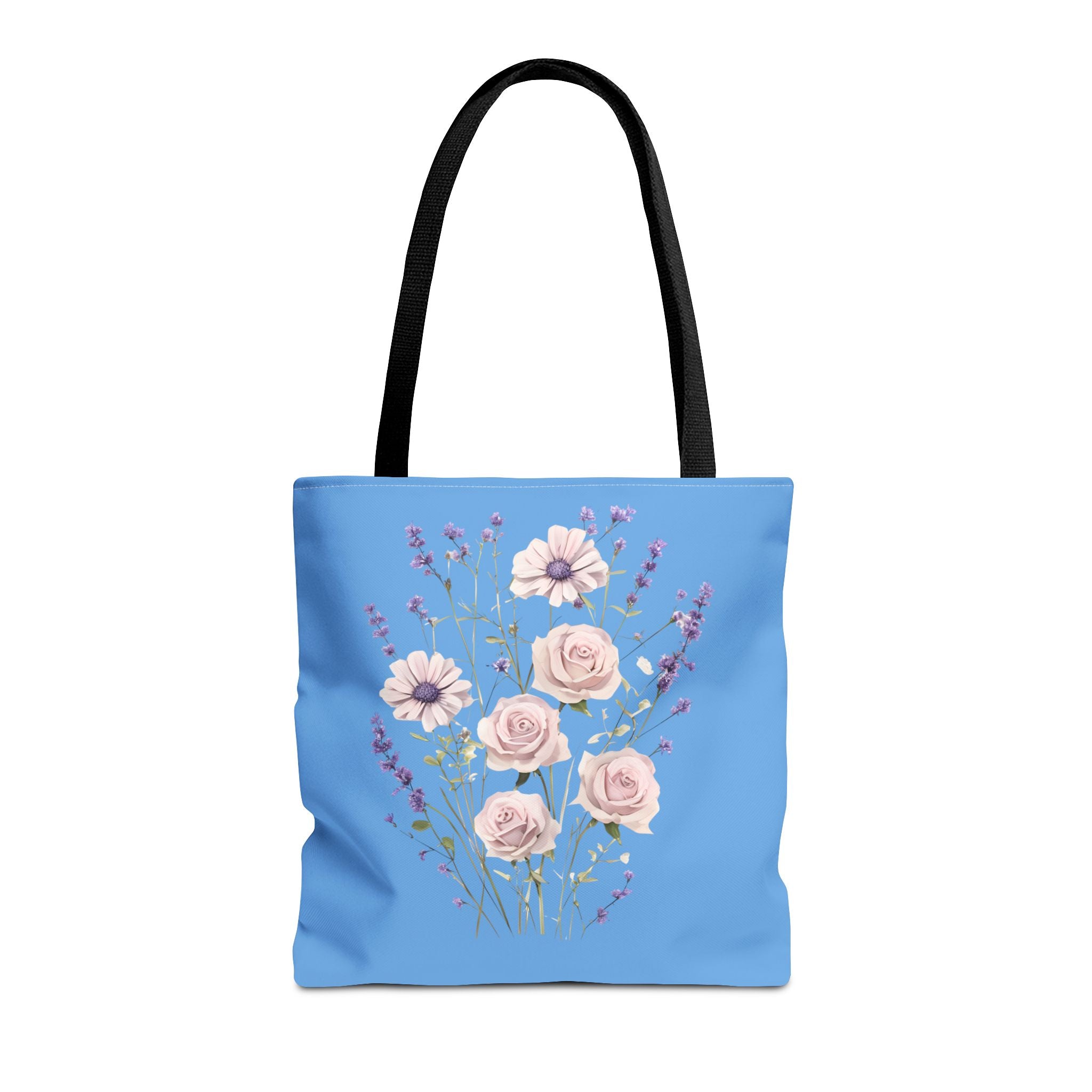 Floral Print Tote Bag - Vibrant Summer Shopping Bag