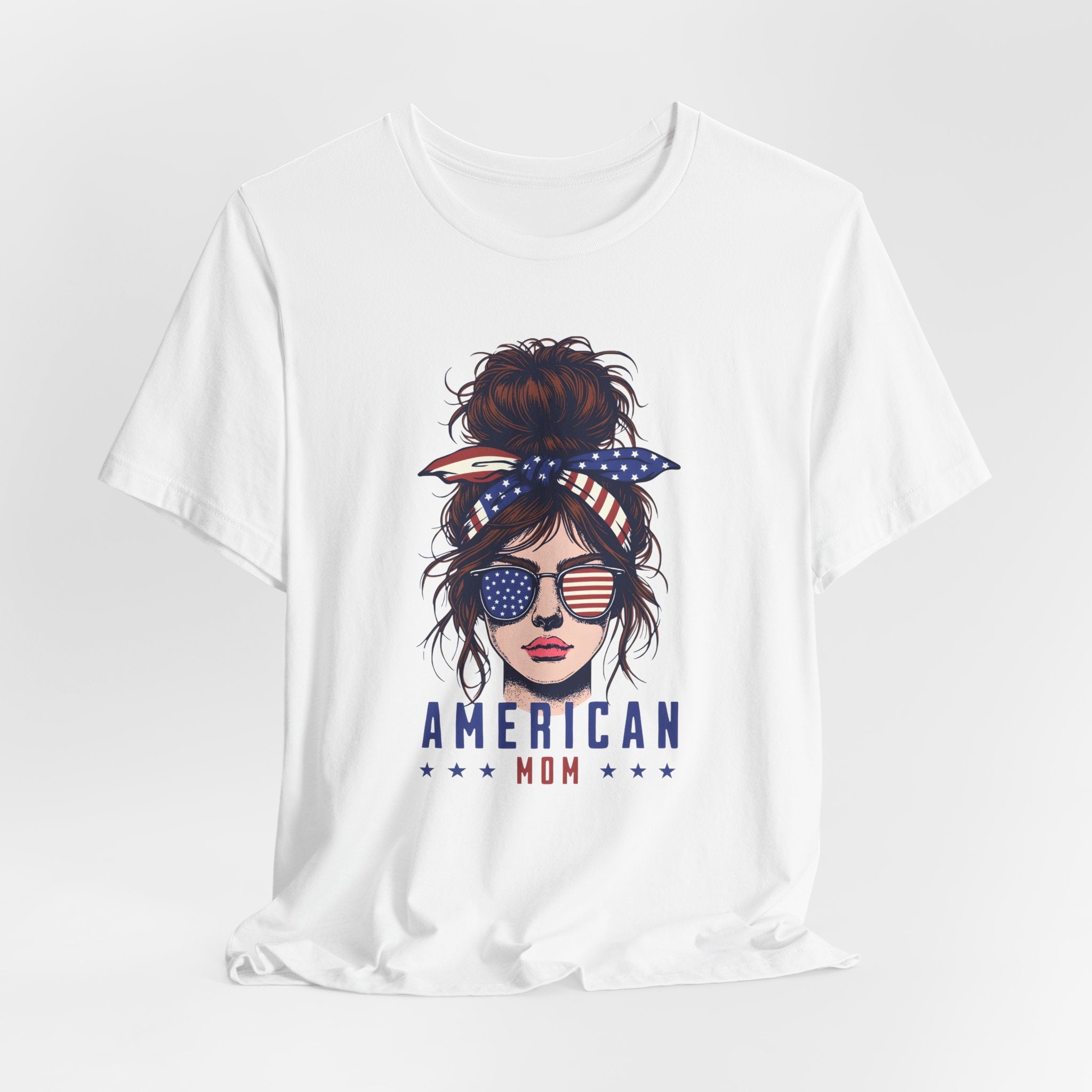 American Mom T-Shirt – Patriotic Mom Graphic Tee