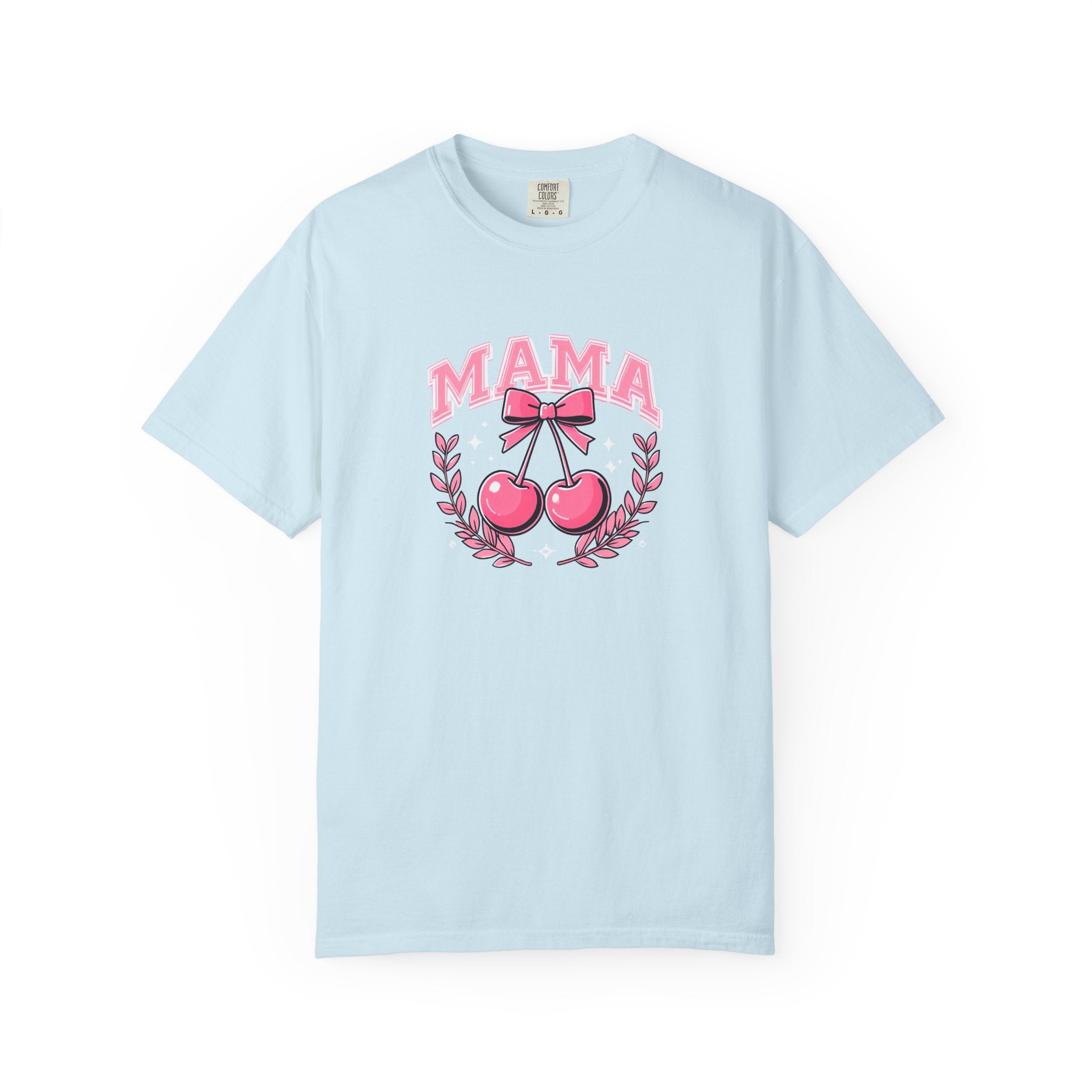 Mama Cherry Graphic T-Shirt | Unisex Apparel for Moms | Gift for Mother's Day, Birthday, Casual Wear, Family Gatherings, Summer Style
