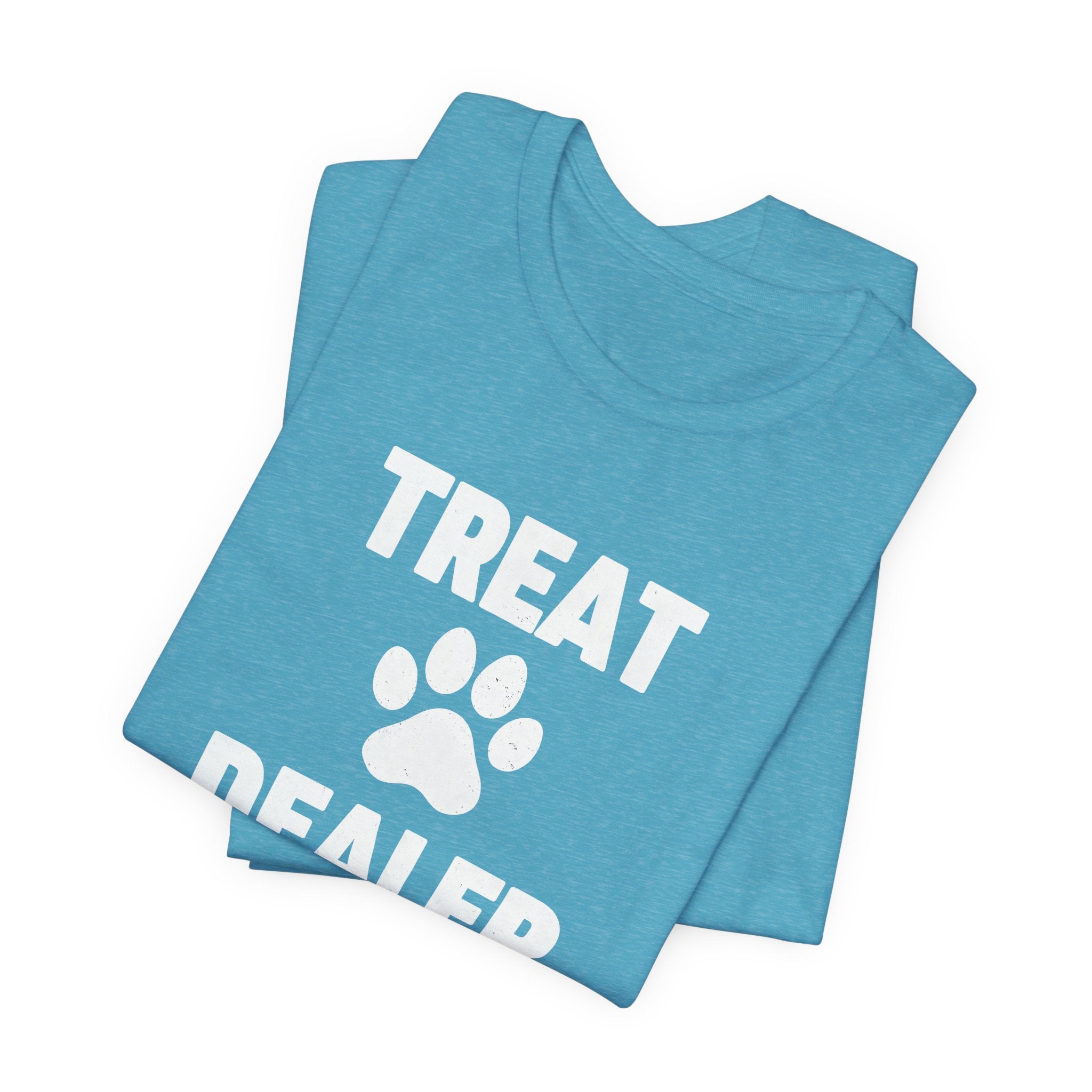 Treat Dealer T-Shirt — Funny Paw Print Tee for Dog Lovers