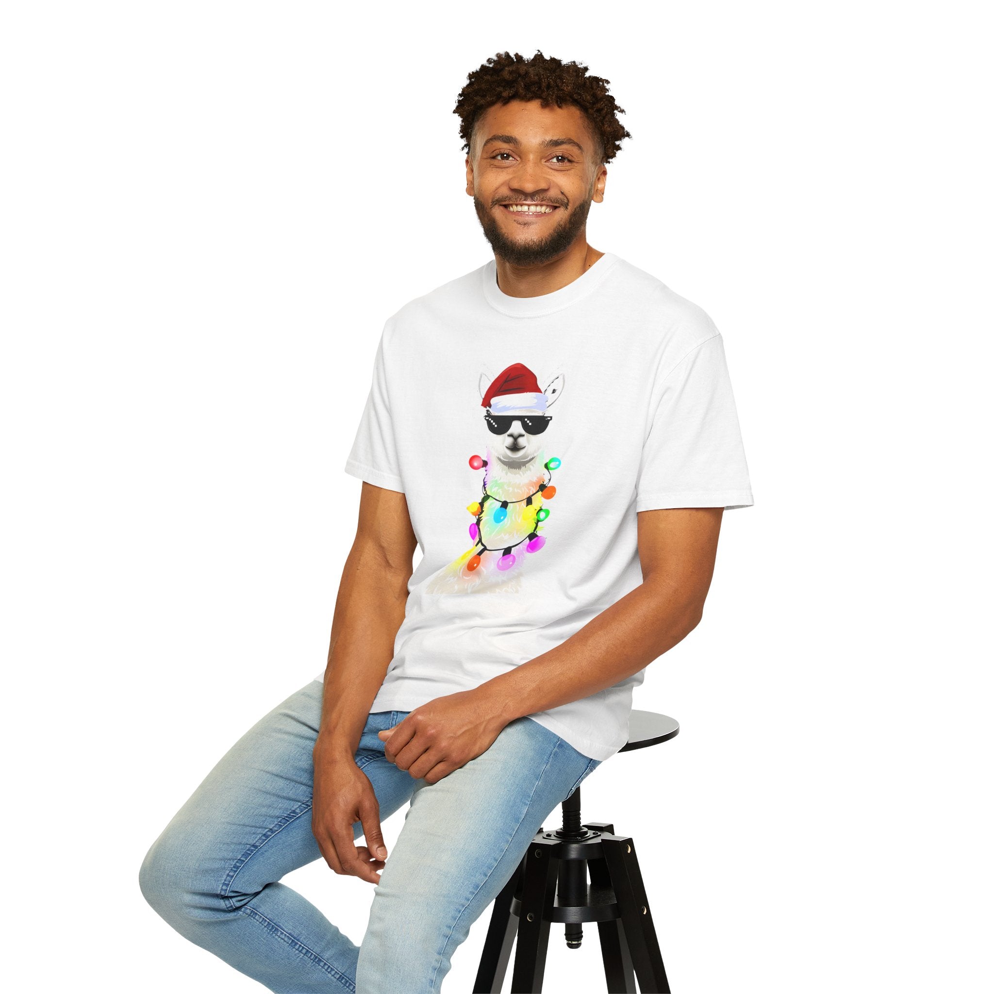 Cool Christmas Llama T-Shirt