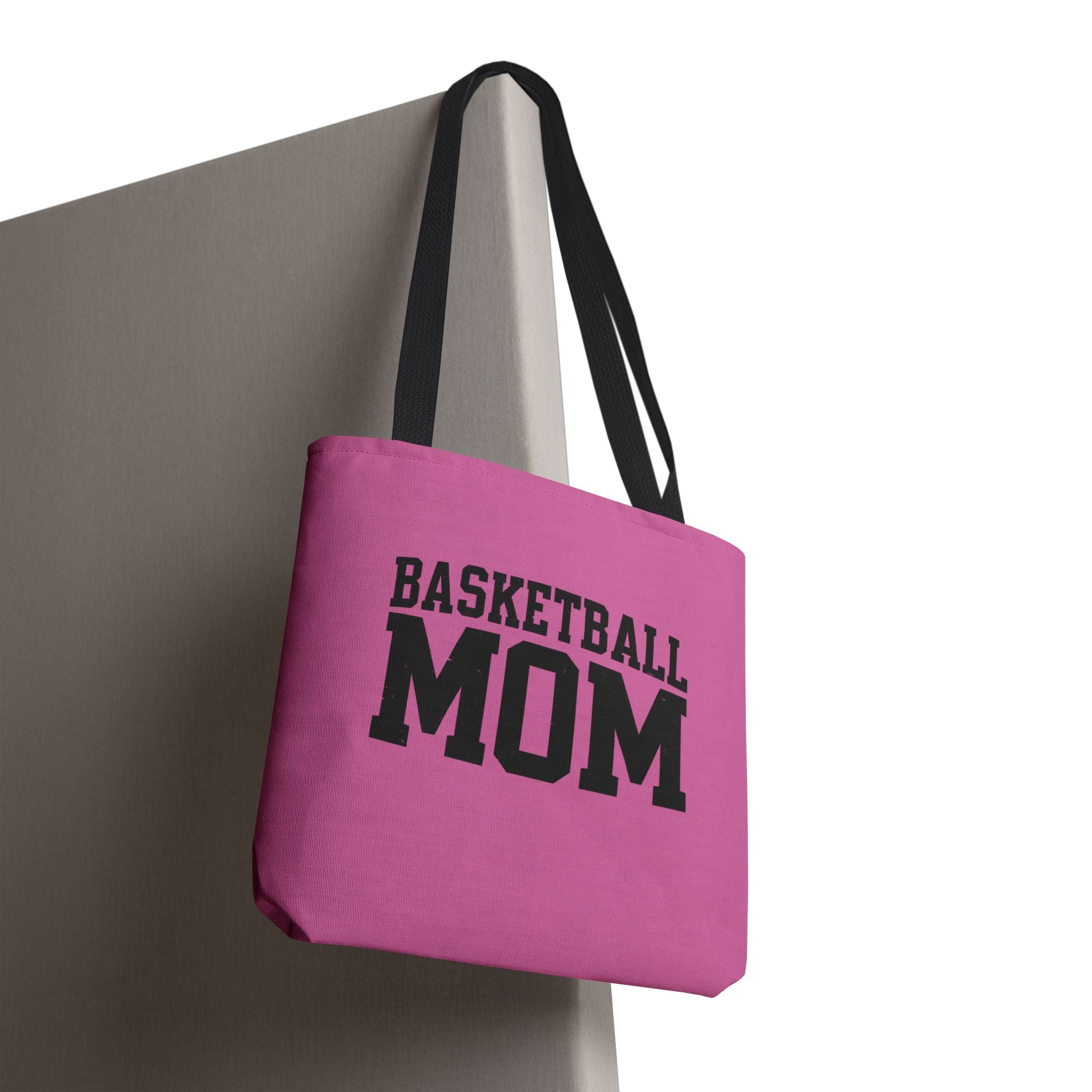 Basketball Mom Tote Bag - Stylish Pink Bag for Sports Enthusiasts