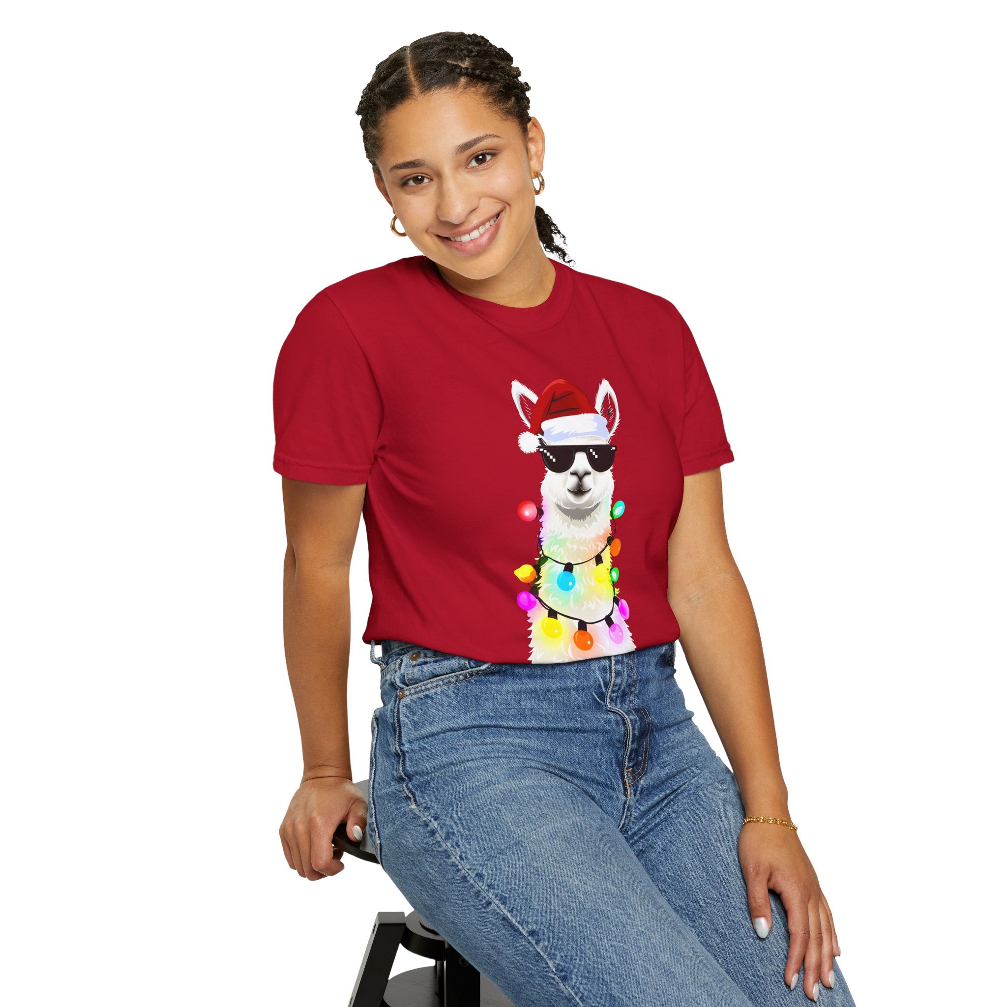 Cool Christmas Llama T-Shirt
