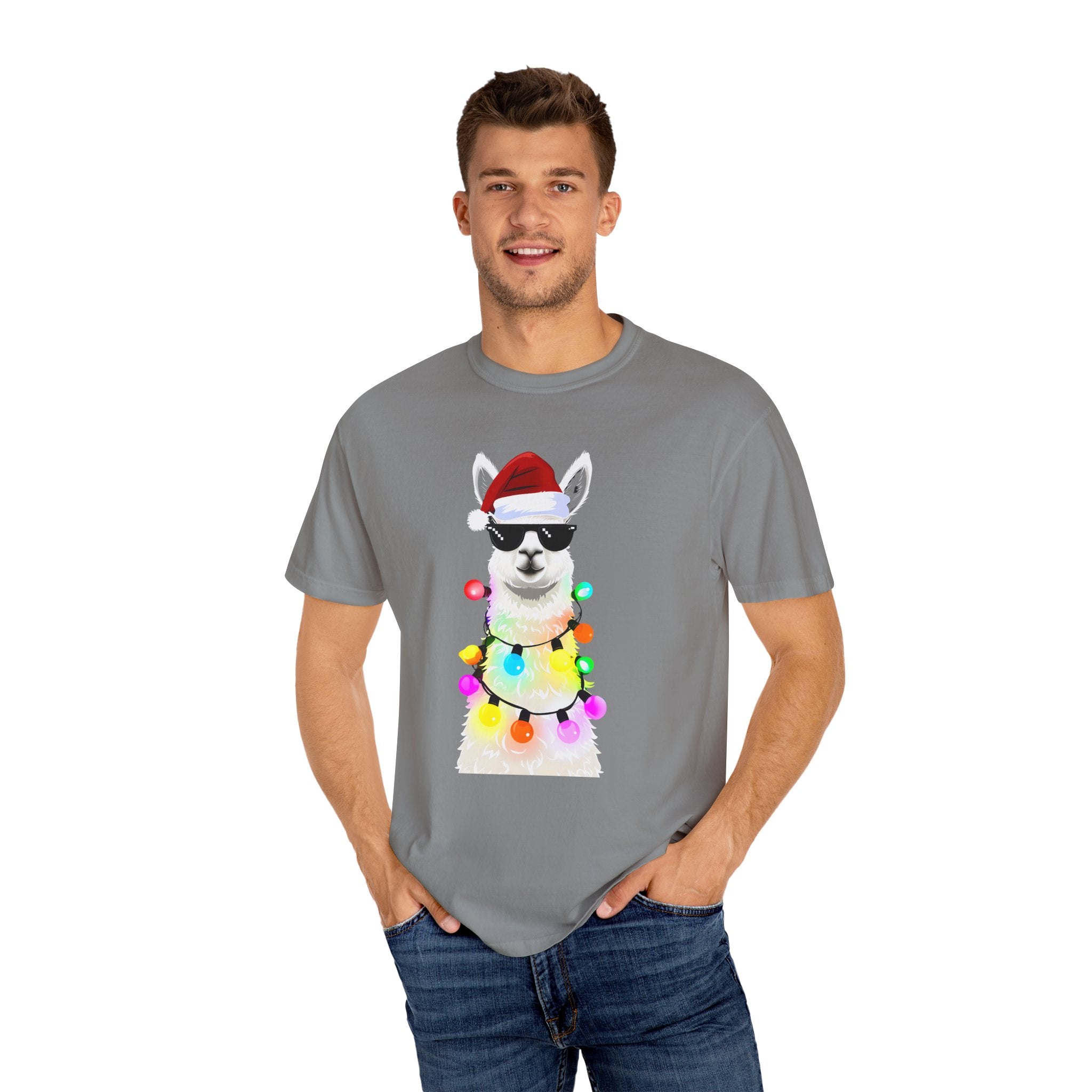 Cool Christmas Llama T-Shirt