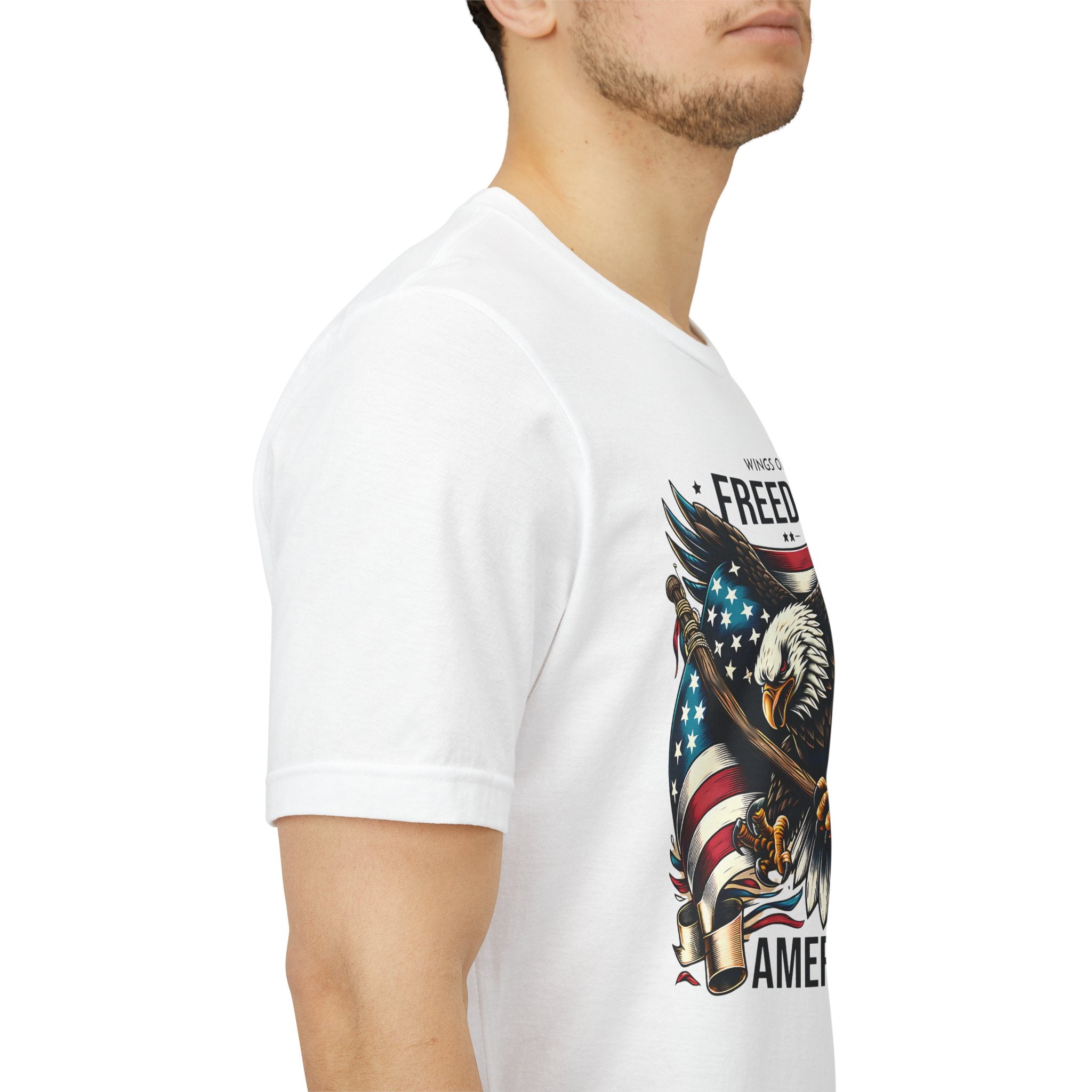 Patriotic Eagle T-Shirt – Freedom America Graphic Tee