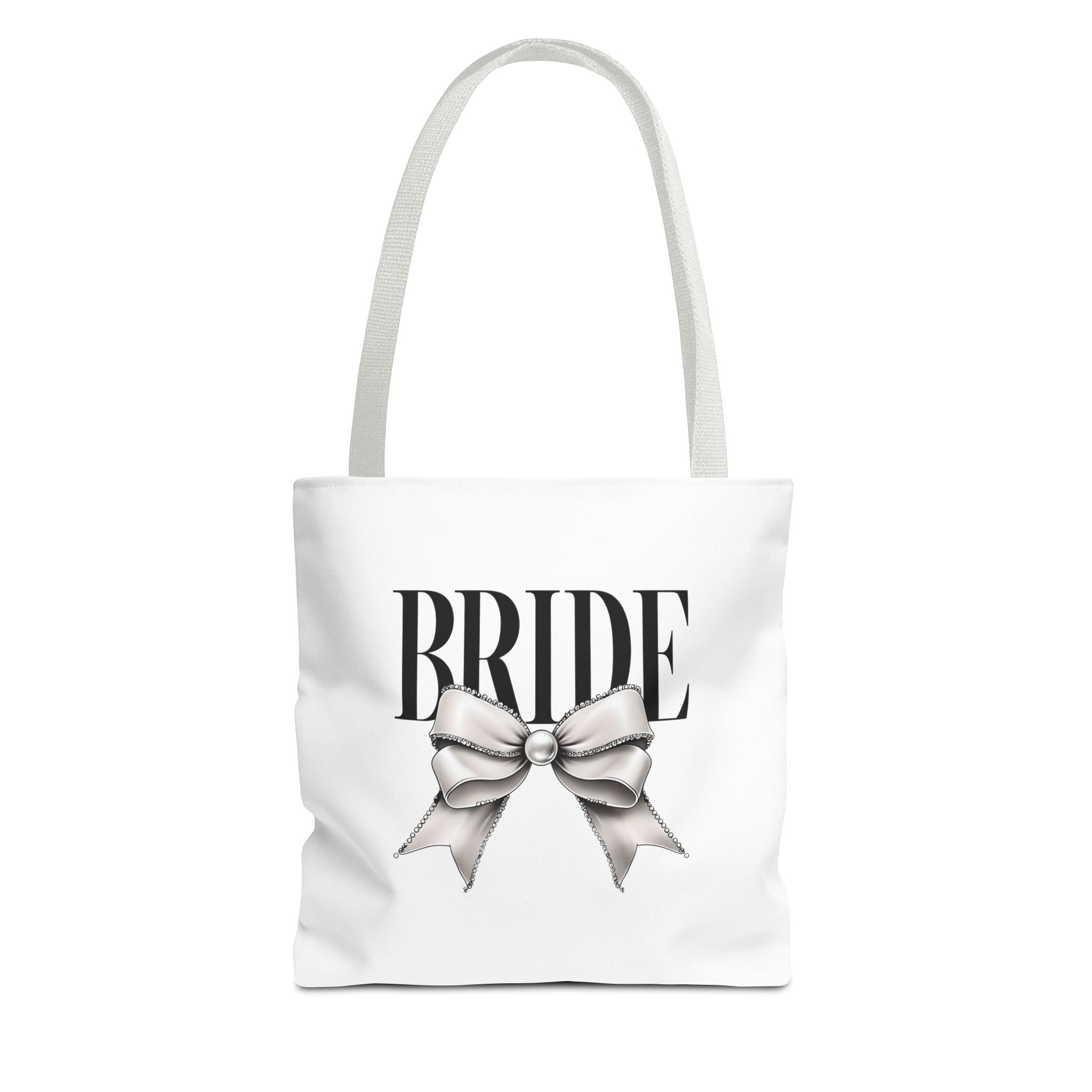 Elegant Bride Tote Bag with Bow Design