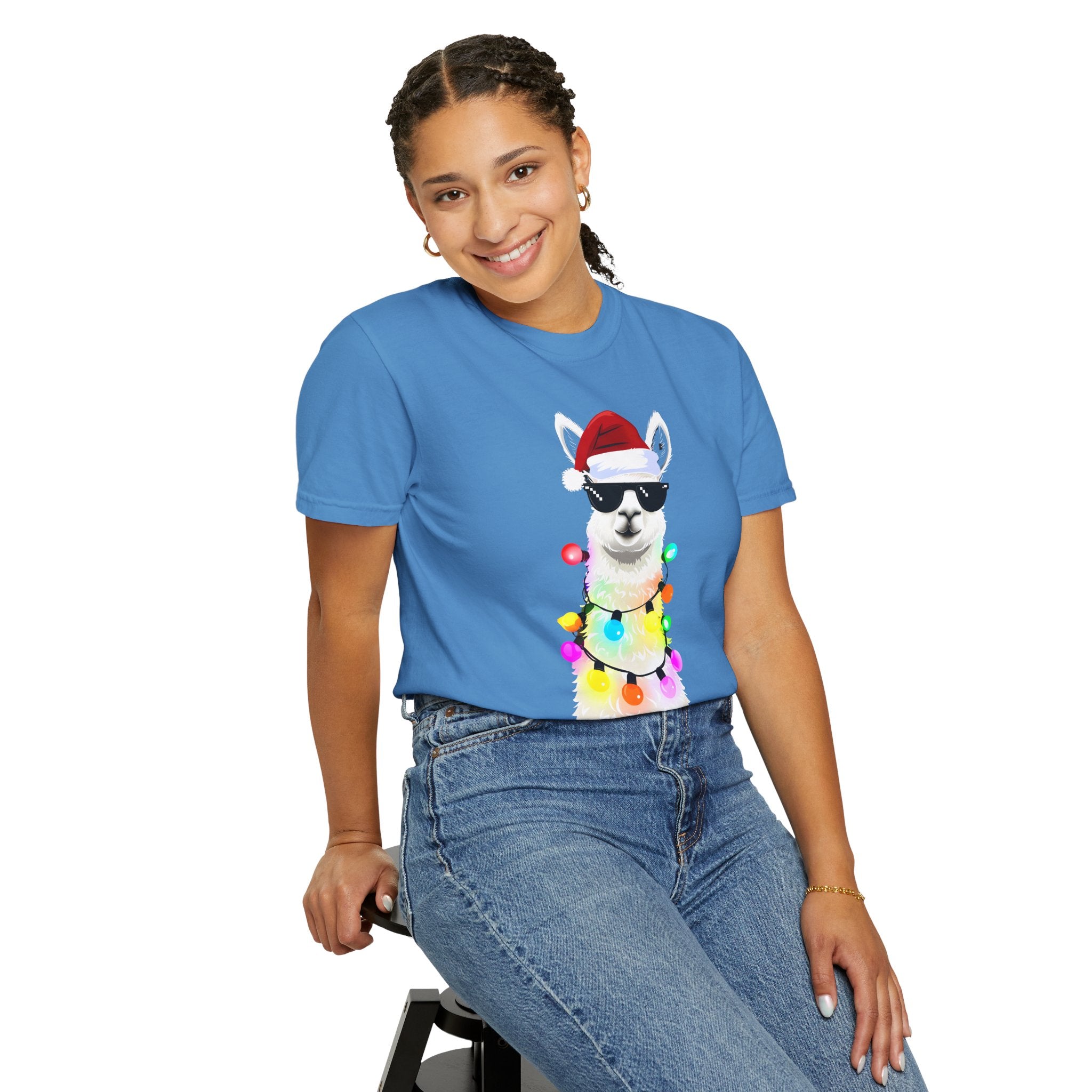 Cool Christmas Llama T-Shirt