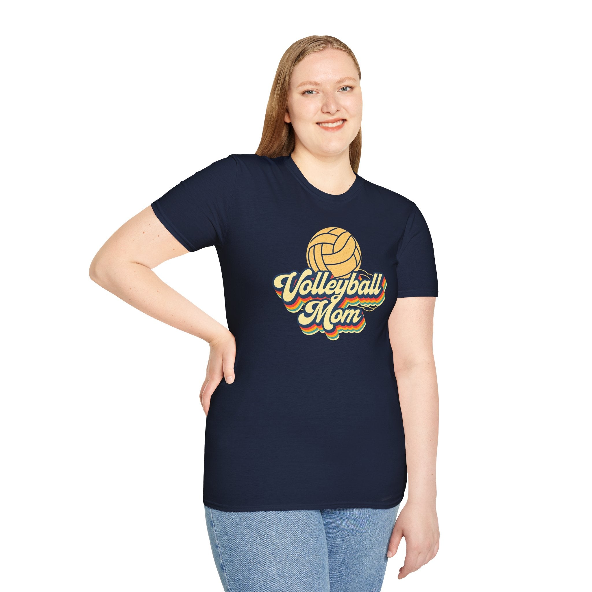 Volleyball Mom T-Shirt, Comfortable Tee for Sports Enthusiasts, Gift for Mothers, Casual Wear, Unique Volleyball Merchandise