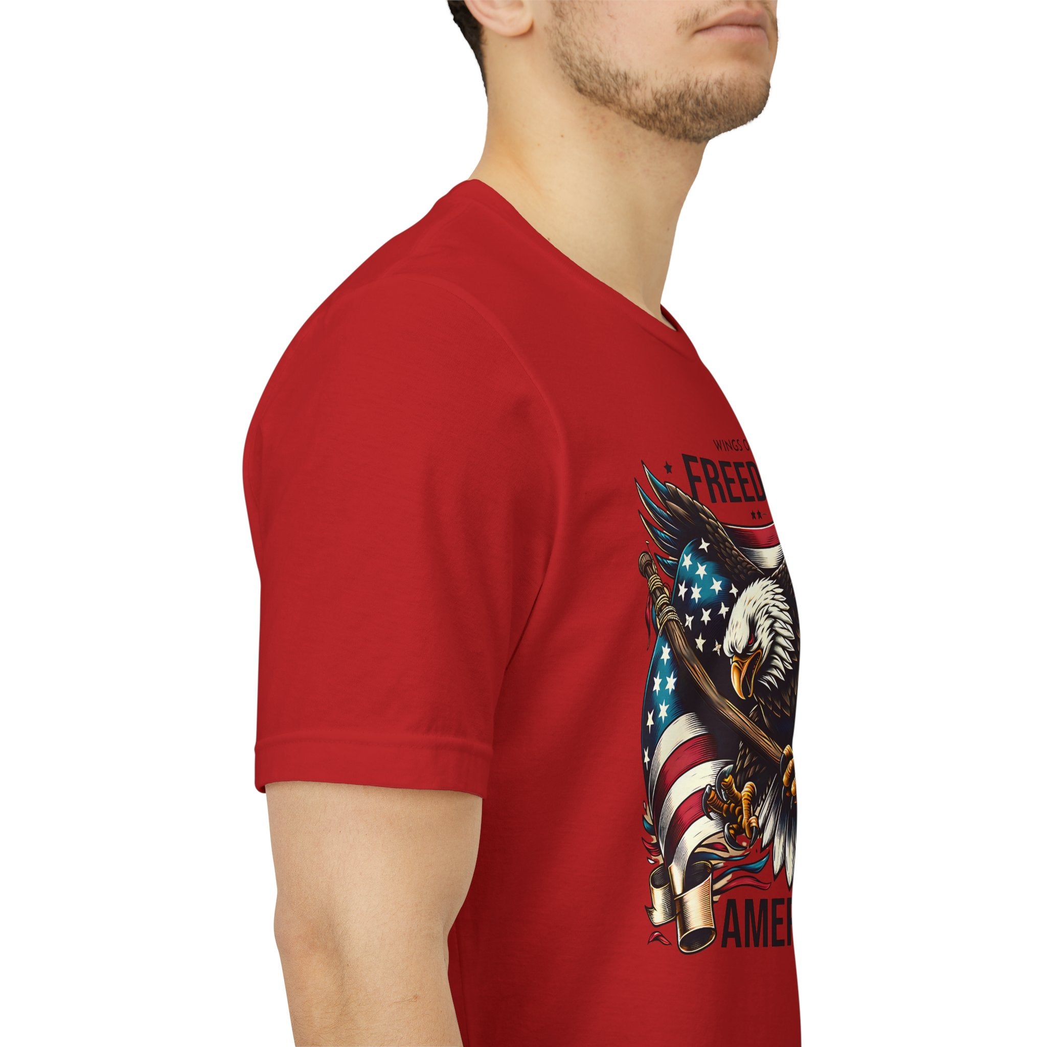 Patriotic Eagle T-Shirt – Freedom America Graphic Tee