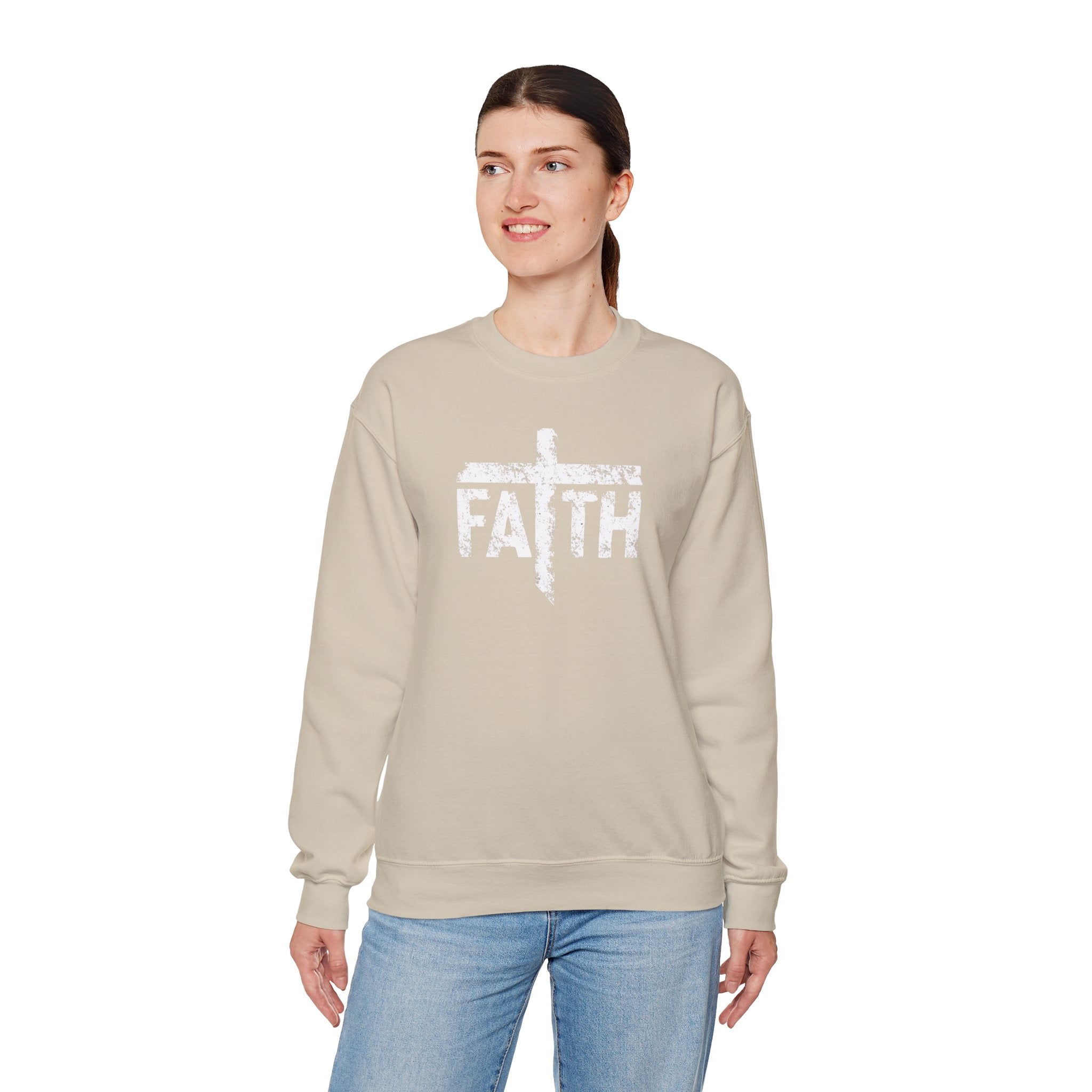 Faith-Inspired Unisex Crewneck Sweatshirt - Cozy Faithful Apparel, Gifts for Believers, Religious Sweatshirt, Christian Comfort Wear, [...]