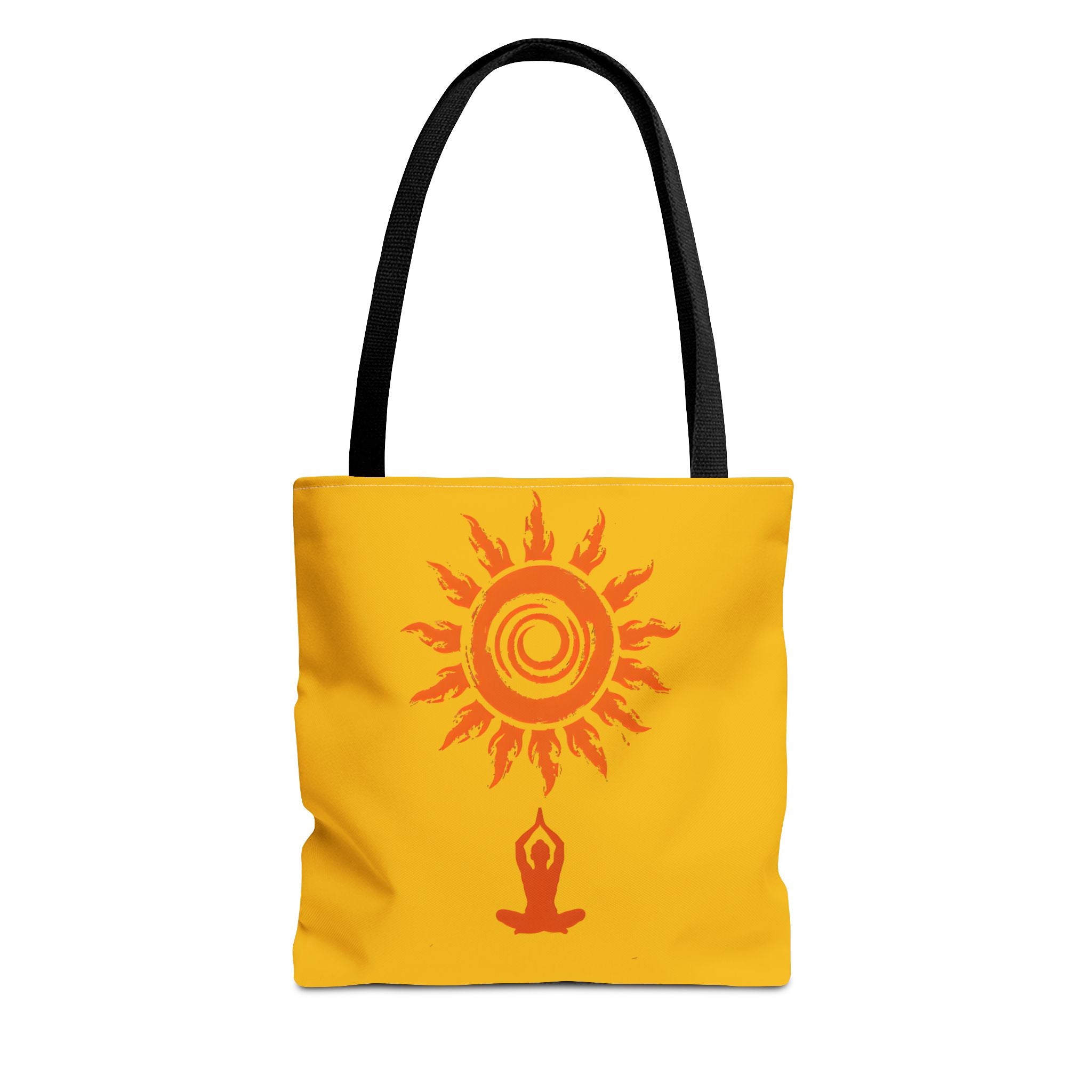 Sunshine Yoga Tote Bag | Motivational Eco-Friendly Shopper | Summer Beach Bag | Gift for Yogis, Meditation, Sustainable Living