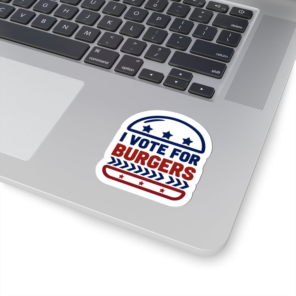 Vote for Burgers Kiss-Cut Stickers - Fun Election-Themed Decor for Food Lovers