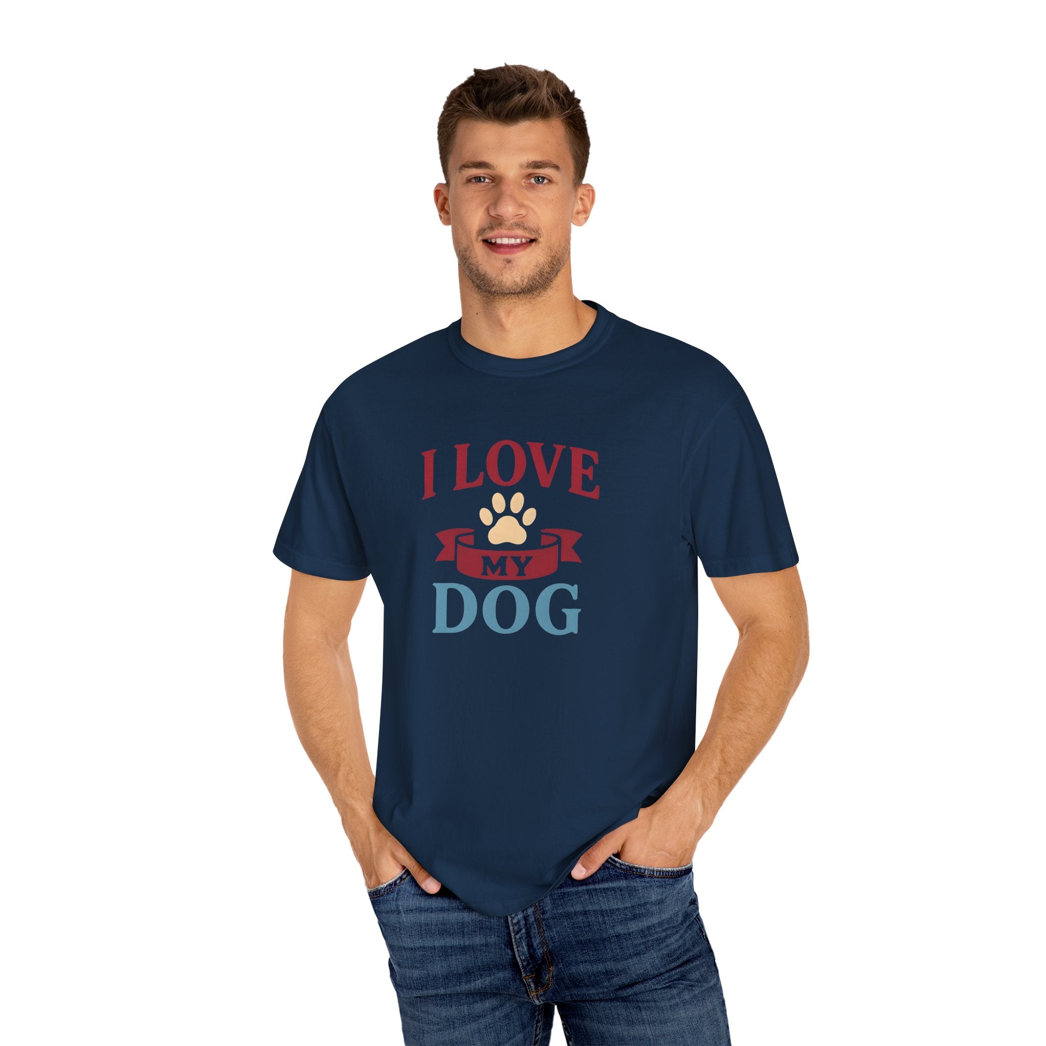 Dog Lover Unisex T-Shirt - I Love My Dog, Cute Pet Apparel, Gift for Dog Owners, Animal Lover Tee, Casual Everyday Style