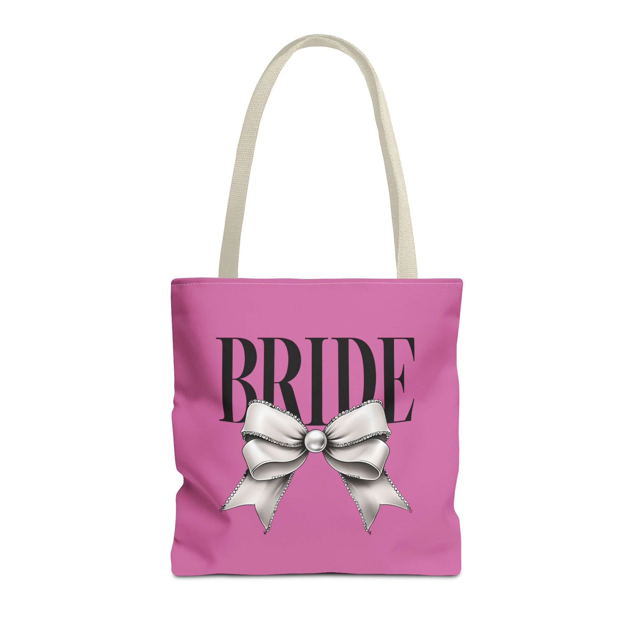 Bride Tote Bag with Bow Design