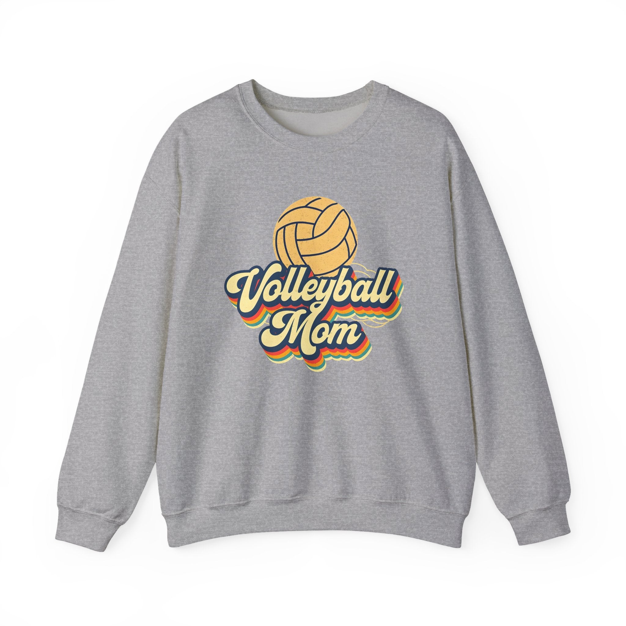 Volleyball Mom Sweatshirt - Cozy Crewneck for Sports Lovers, Gift for Volleyball Moms, Comfortable Athletic Apparel, Perfect for Game [...]