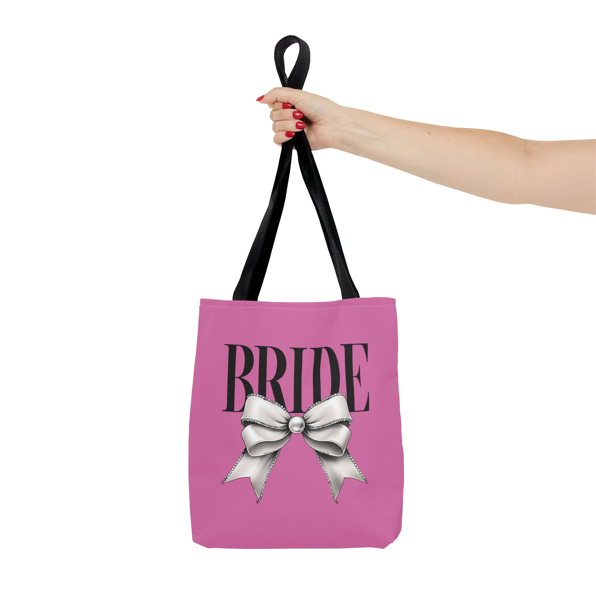 Bride Tote Bag with Bow Design