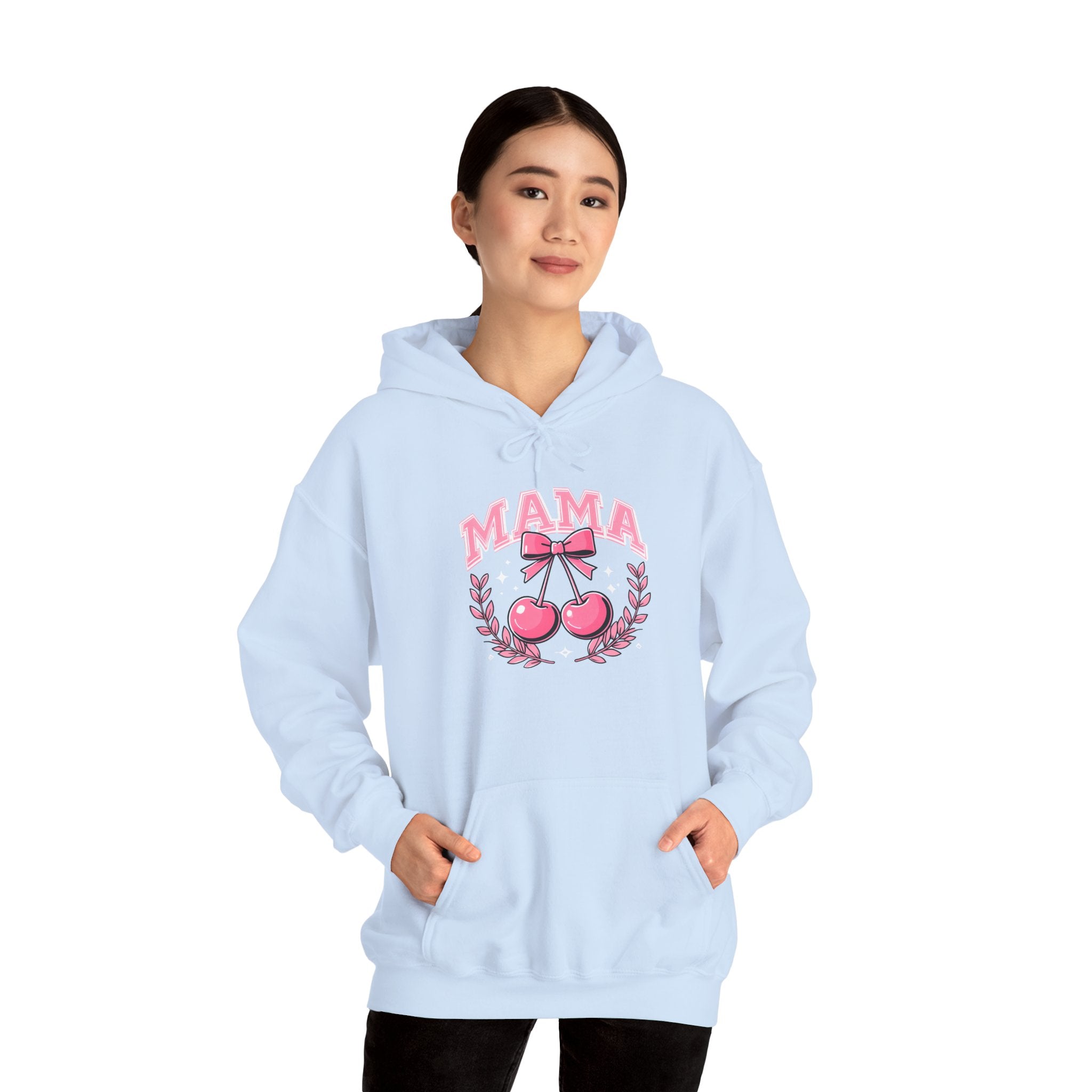Mama Cherries Hoodie - Cozy Sweatshirt for Moms, Mother's Day Gift, Cute Family Wear, Comfortable Casual Outfit