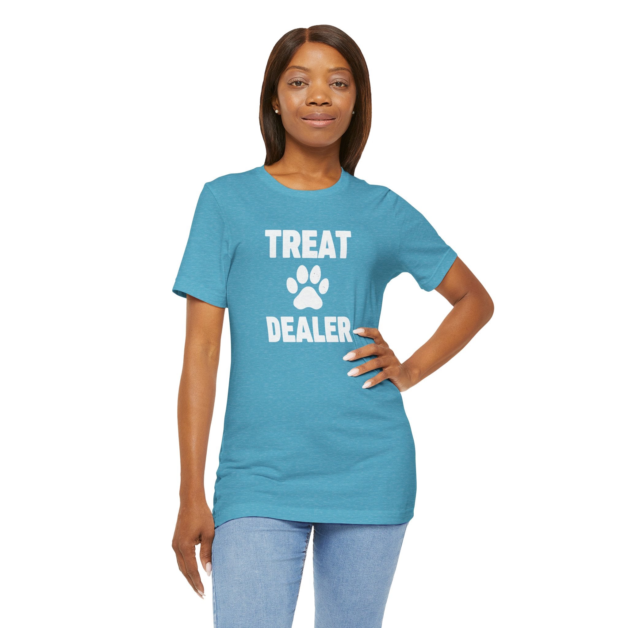 Treat Dealer T-Shirt — Funny Paw Print Tee for Dog Lovers