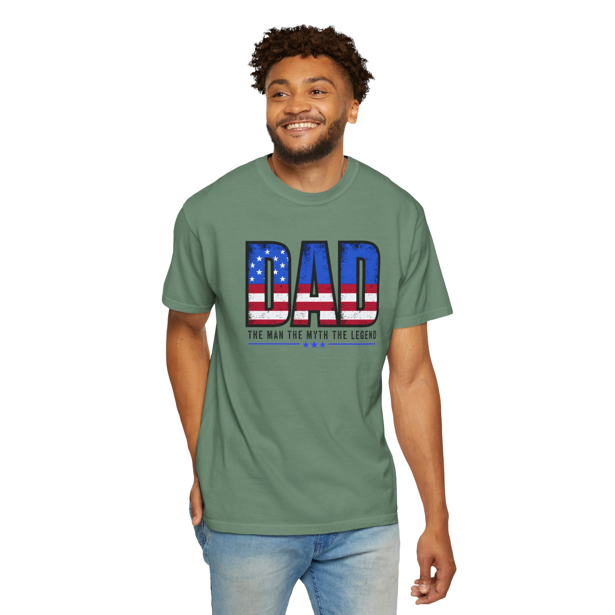 Unisex Garment-Dyed T-shirt Dad the man