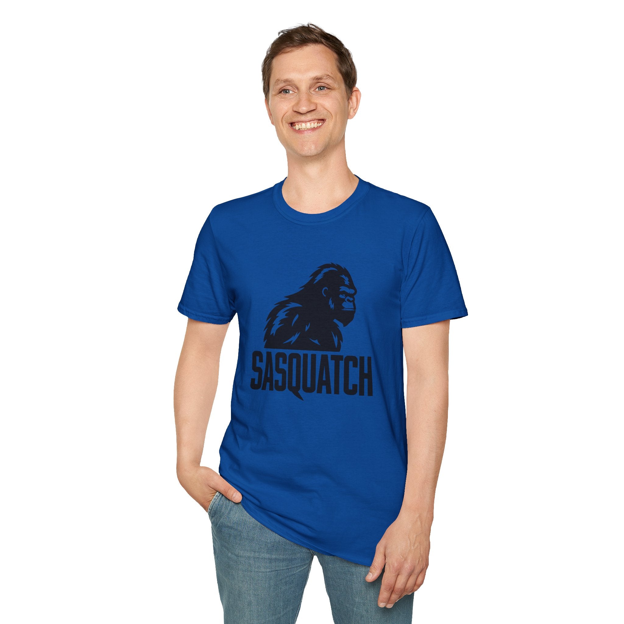 Sasquatch Graphic T-Shirt — Bigfoot Logo Tee for Outdoors & Cryptid Fans