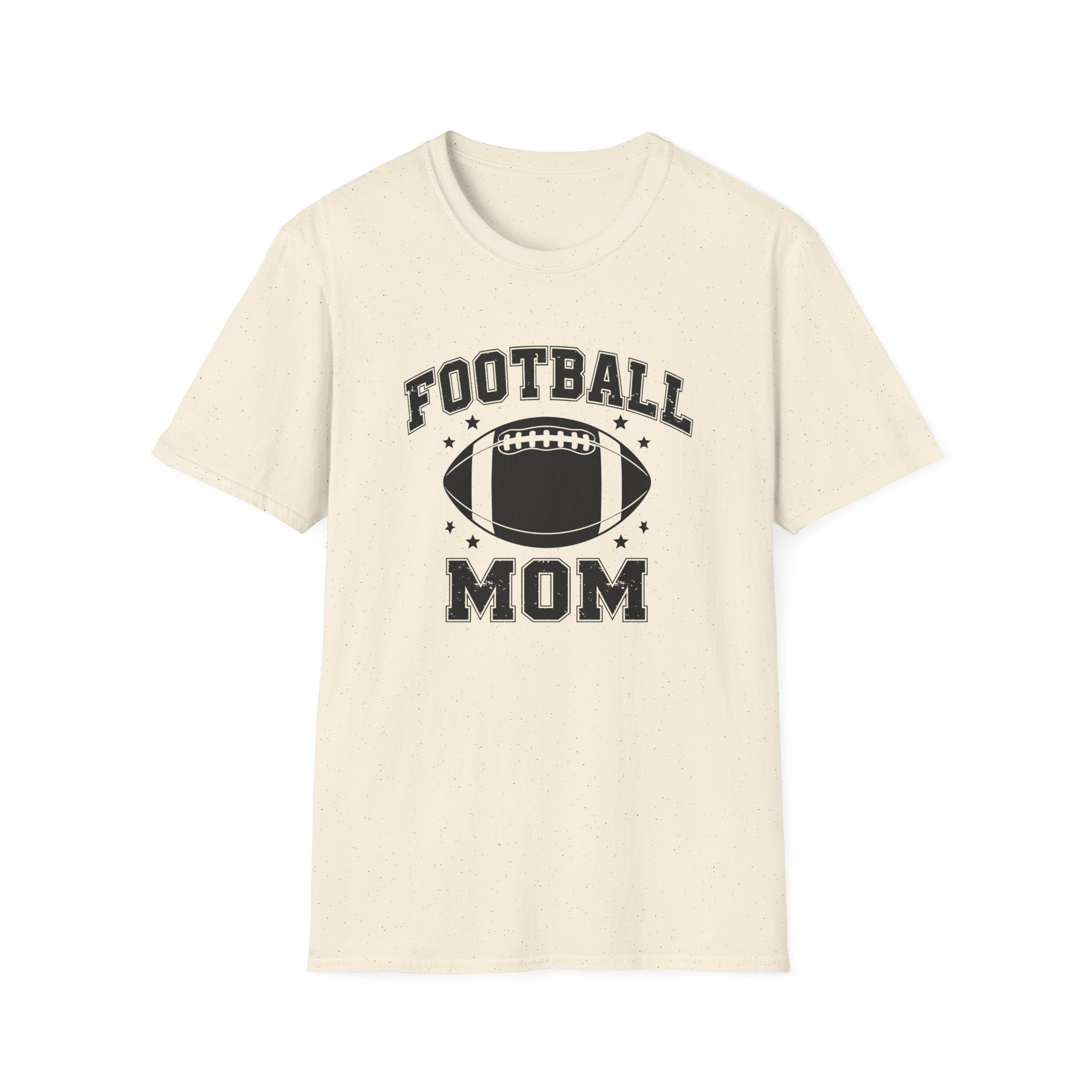 Football Mom Unisex Softstyle T-Shirt, Perfect Gift for Sports Moms, Game Day Tee, Team Spirit Shirt, Gift for Football Lovers