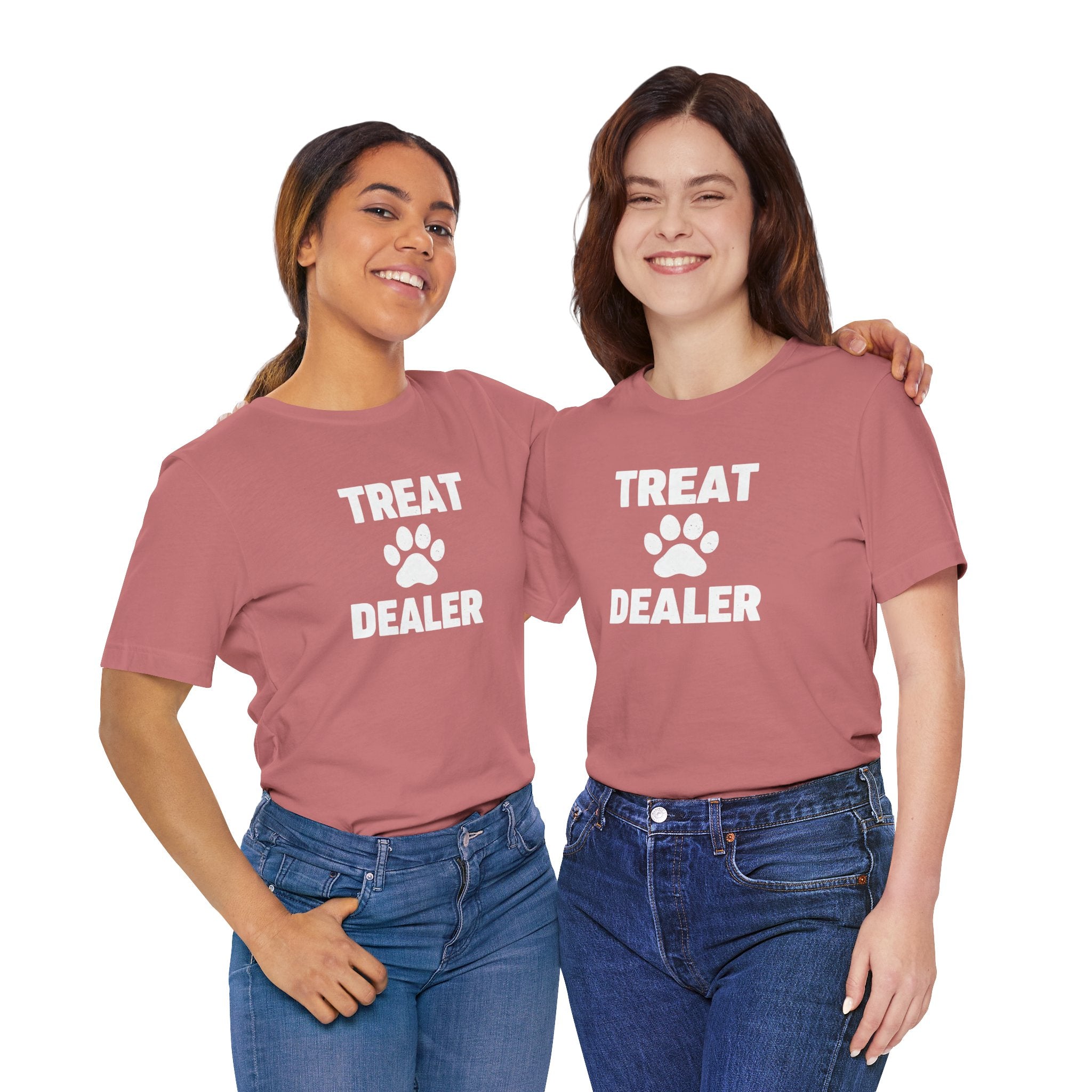 Treat Dealer T-Shirt — Funny Paw Print Tee for Dog Lovers