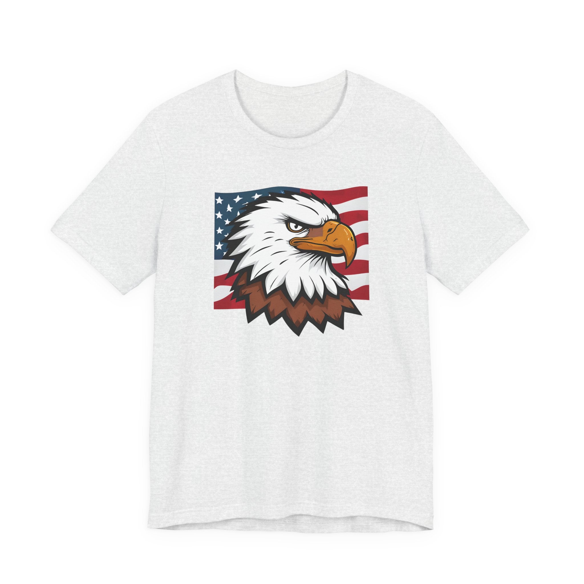 American Eagle Flag T-Shirt — Patriotic Bald Eagle Graphic Tee