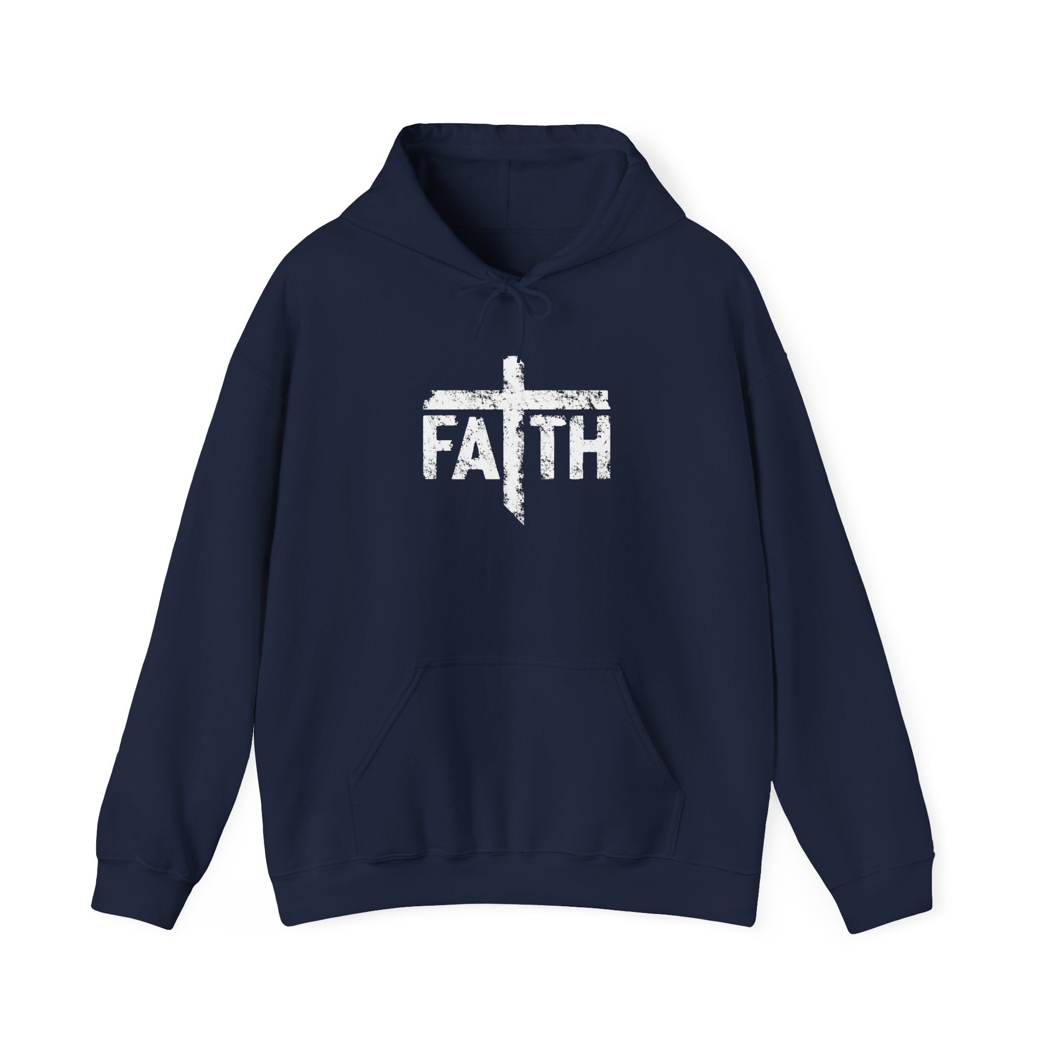 Faith Hoodie, Inspirational Sweatshirt for Men and Women, Cozy Pullover for Church, Gifts for Believers, Religious Apparel