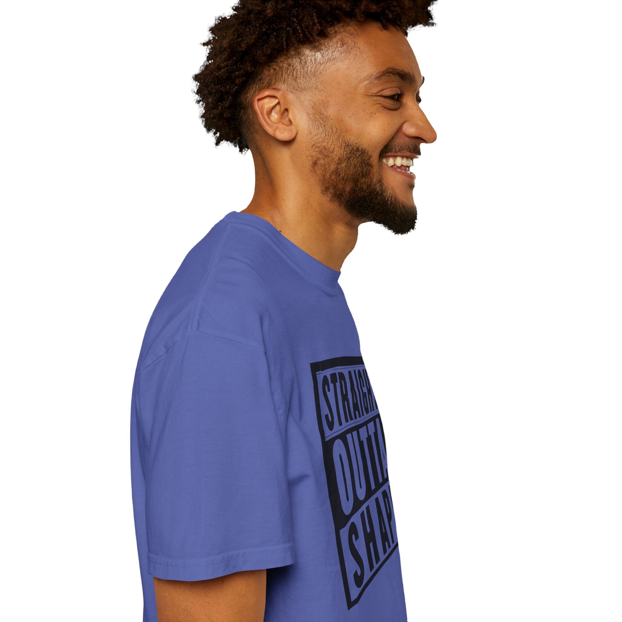 Shape Distorted Unisex Garment-Dyed T-shirt