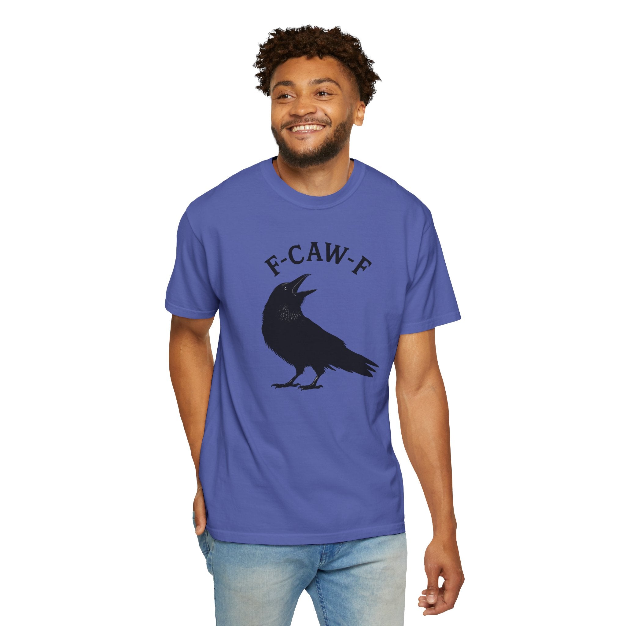 F-Caw-F Unisex Garment-Dyed T-Shirt
