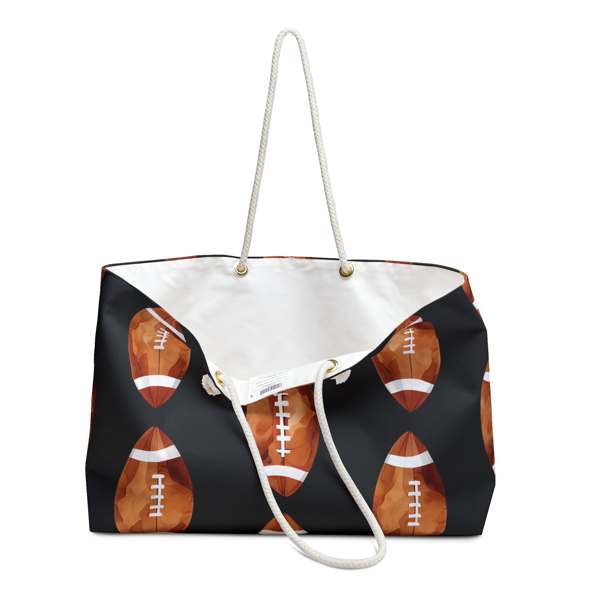 Football Themed Weekender Bag - Perfect for Tailgates and Outdoor Adventures