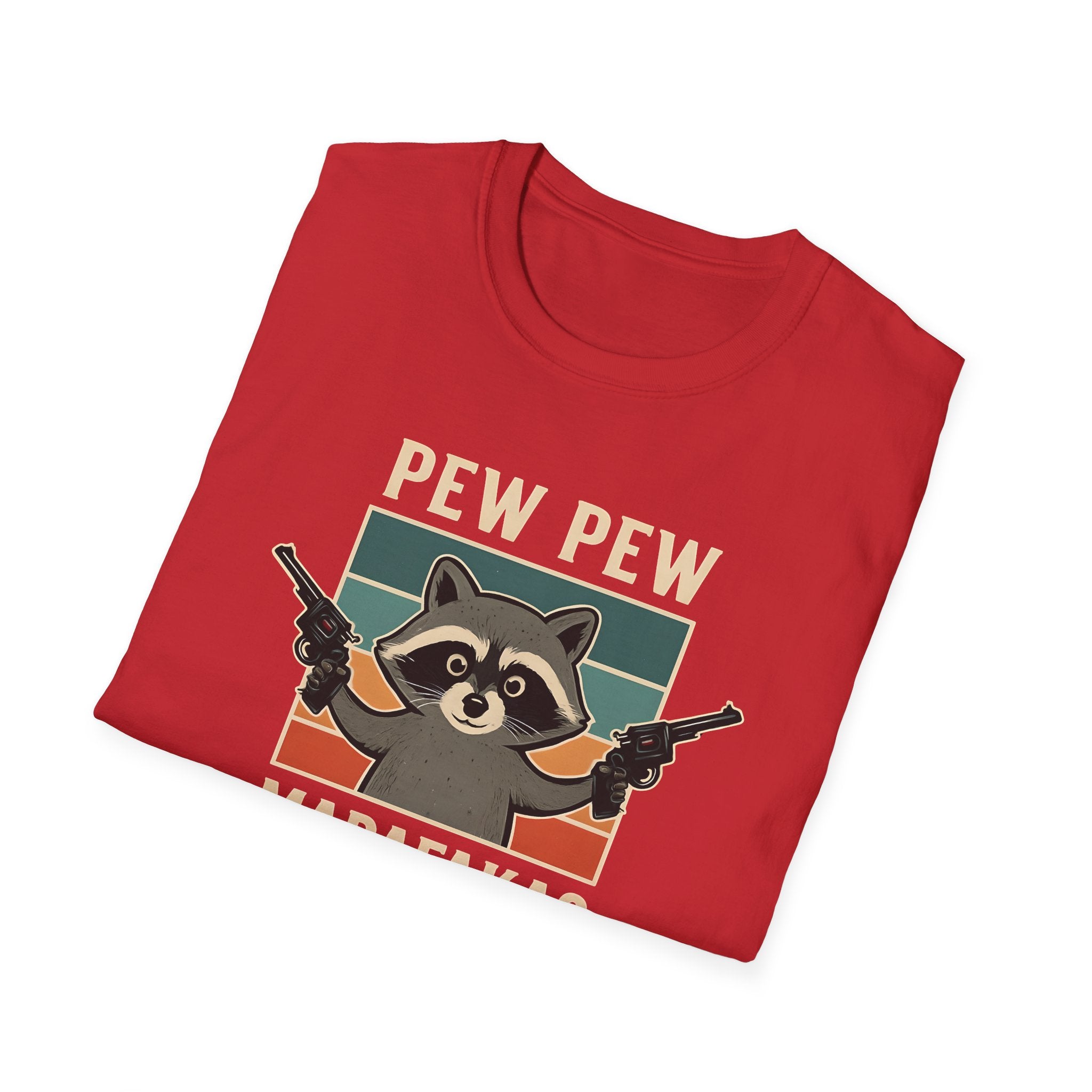Pew Pew Raccoon Unisex T-Shirt