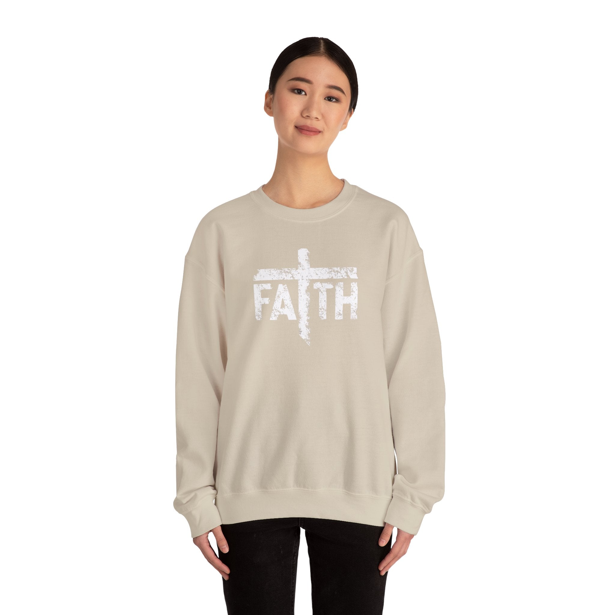 Faith-Inspired Unisex Crewneck Sweatshirt - Cozy Faithful Apparel, Gifts for Believers, Religious Sweatshirt, Christian Comfort Wear, [...]