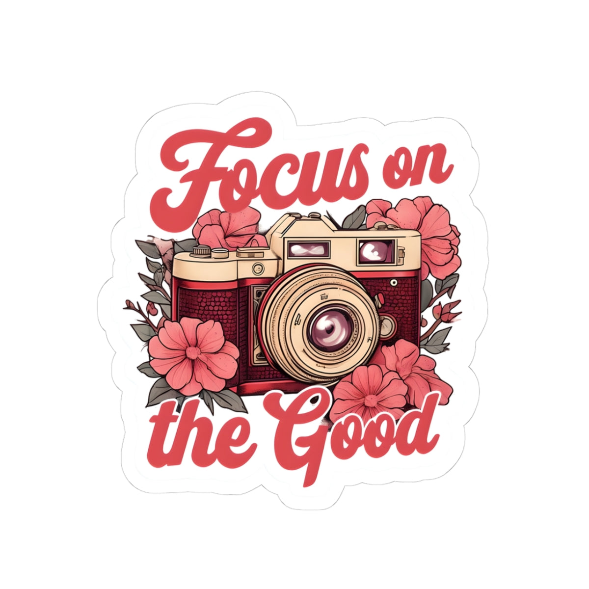 Vibrant Photography Stickers for Positive Vibes, Laptop Decor, Scrapbooking, Gift for Photographers, Inspirational Decor