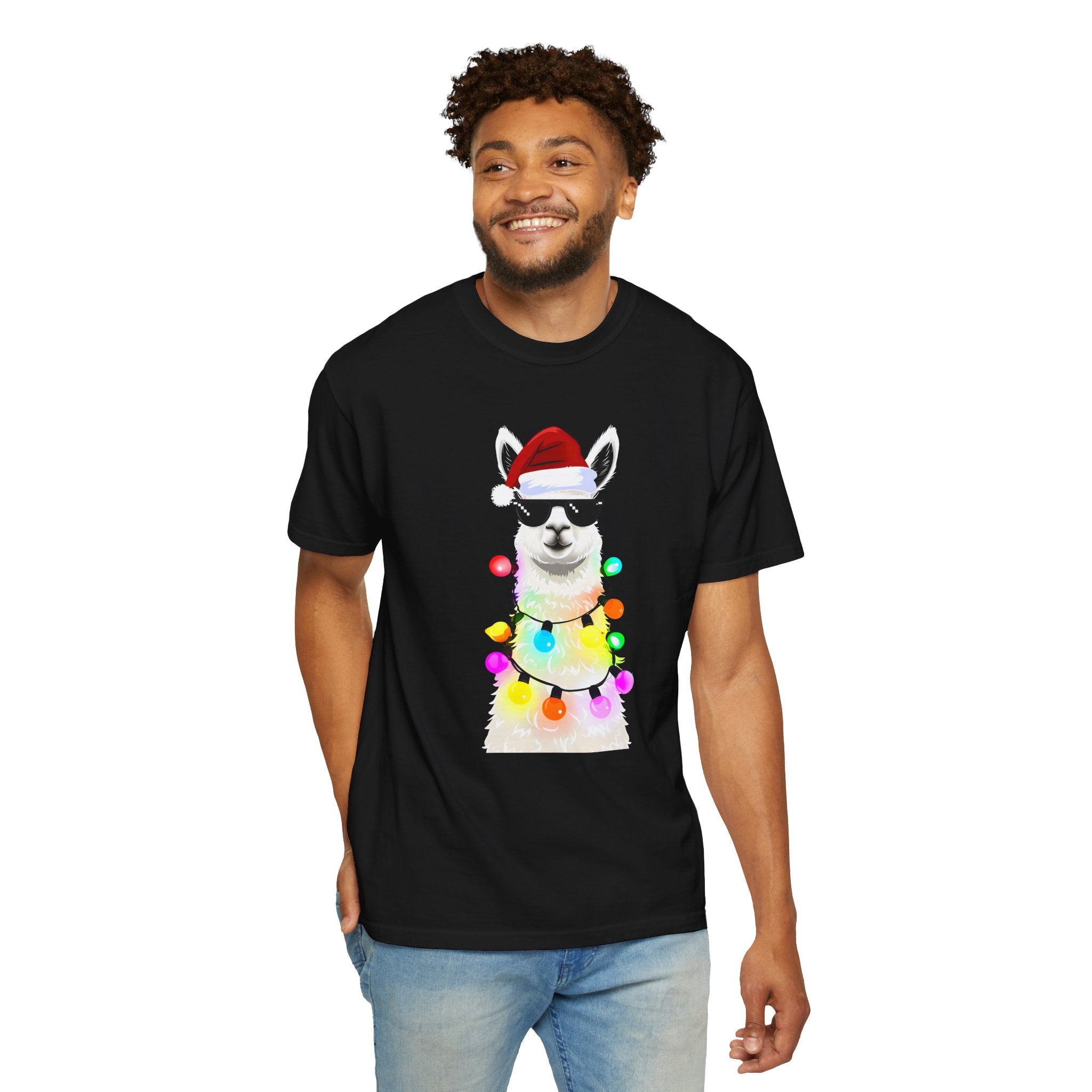 Cool Christmas Llama T-Shirt