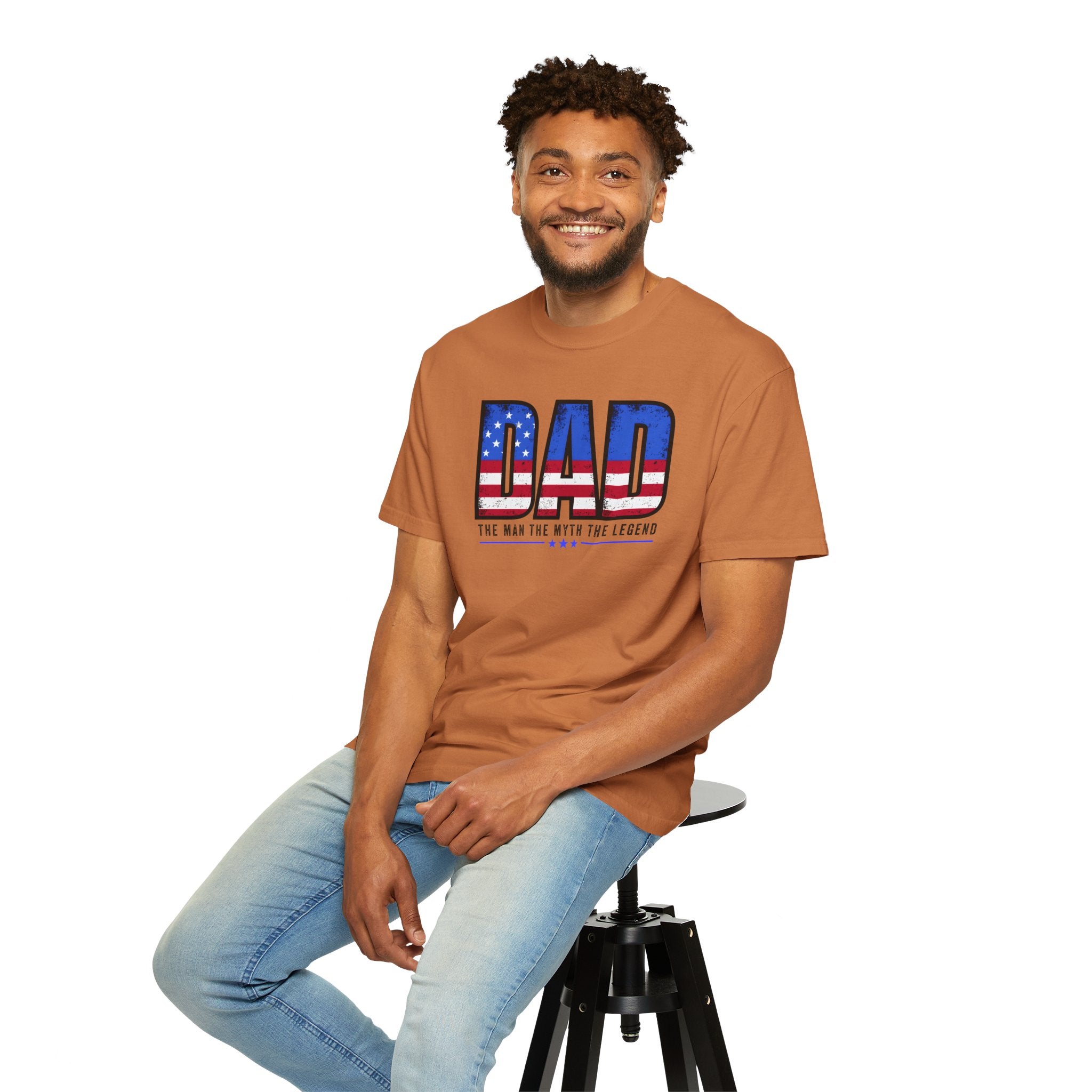 Unisex Garment-Dyed T-shirt Dad the man