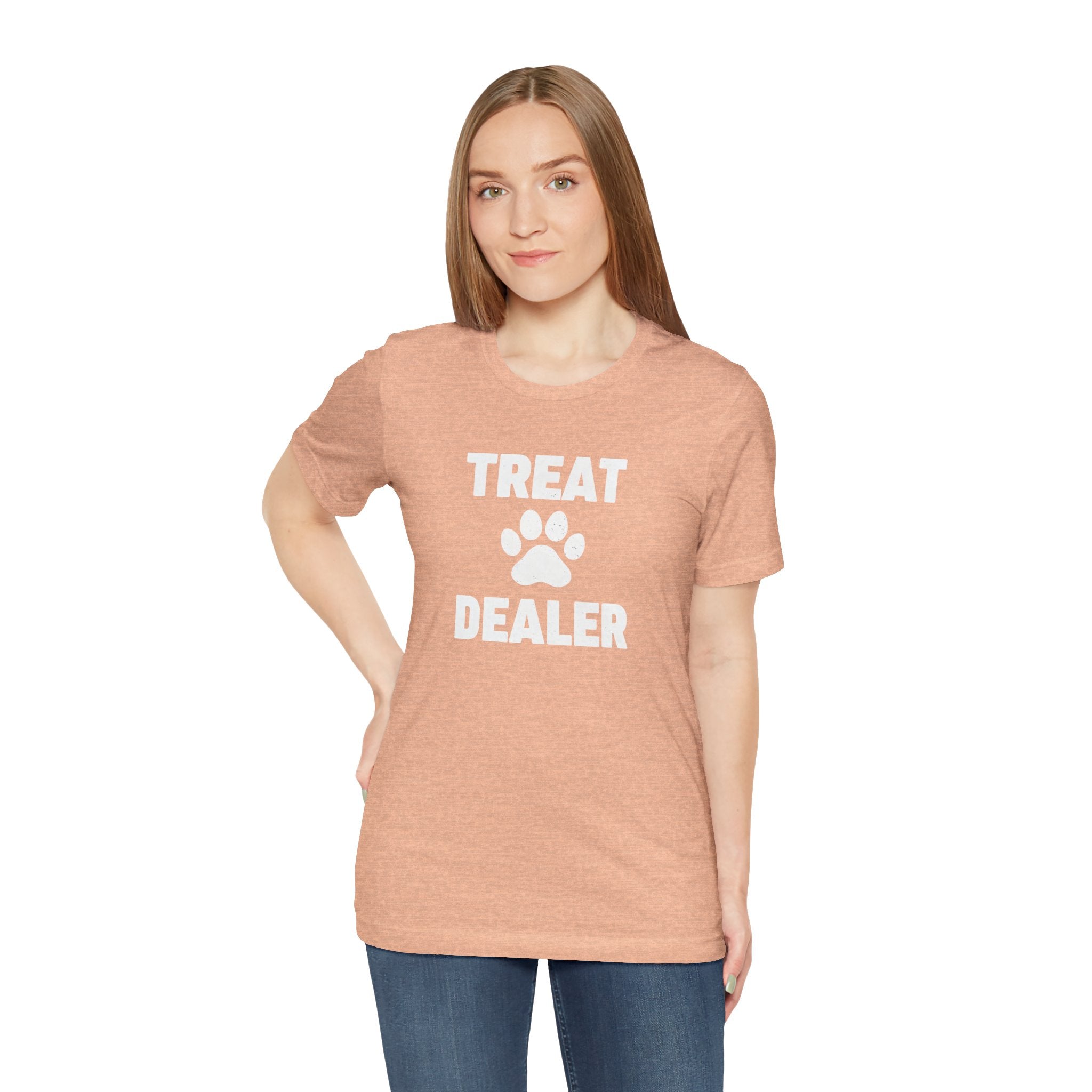 Treat Dealer T-Shirt — Funny Paw Print Tee for Dog Lovers