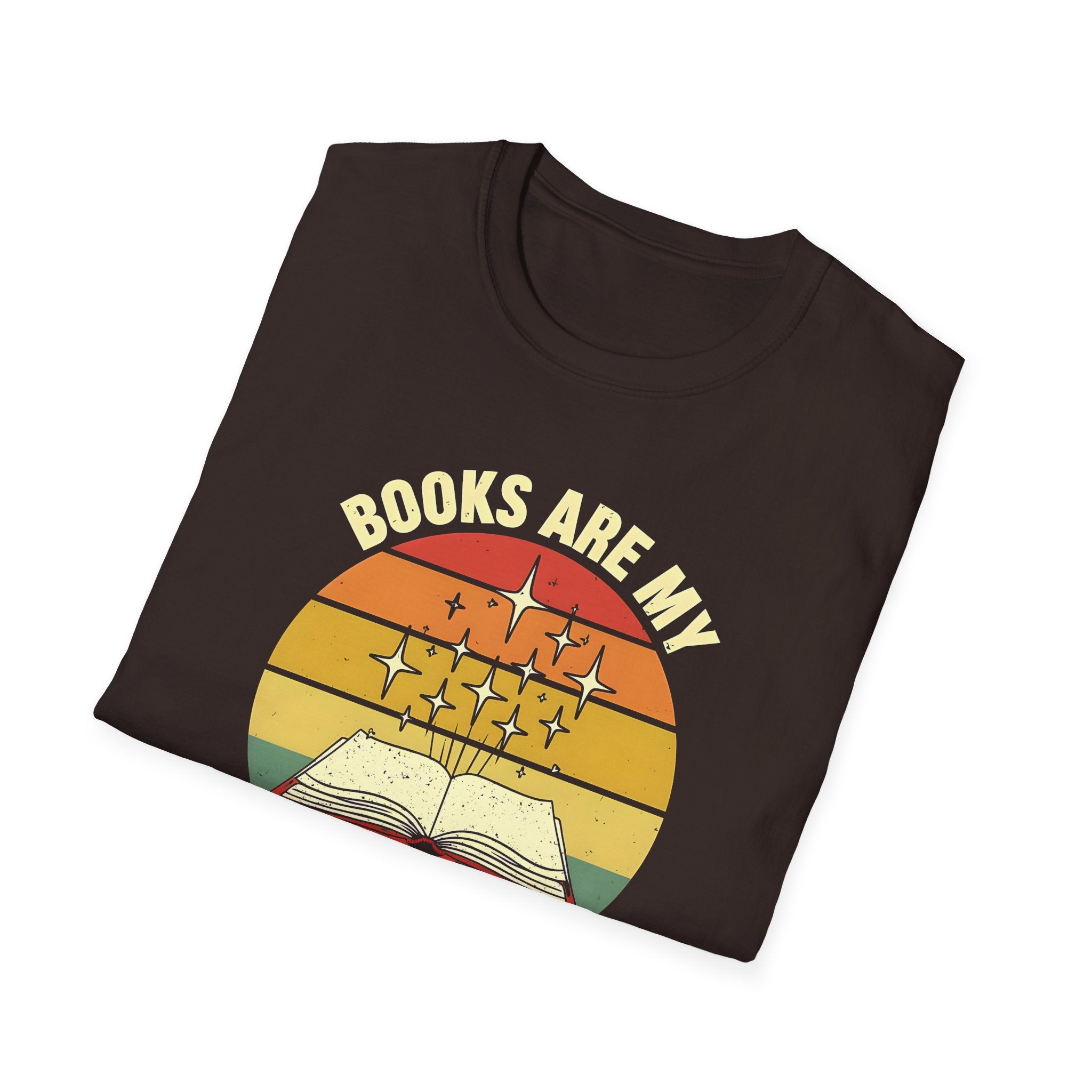 Books Are My Favorite Time Machines Unisex Softstyle T-Shirt