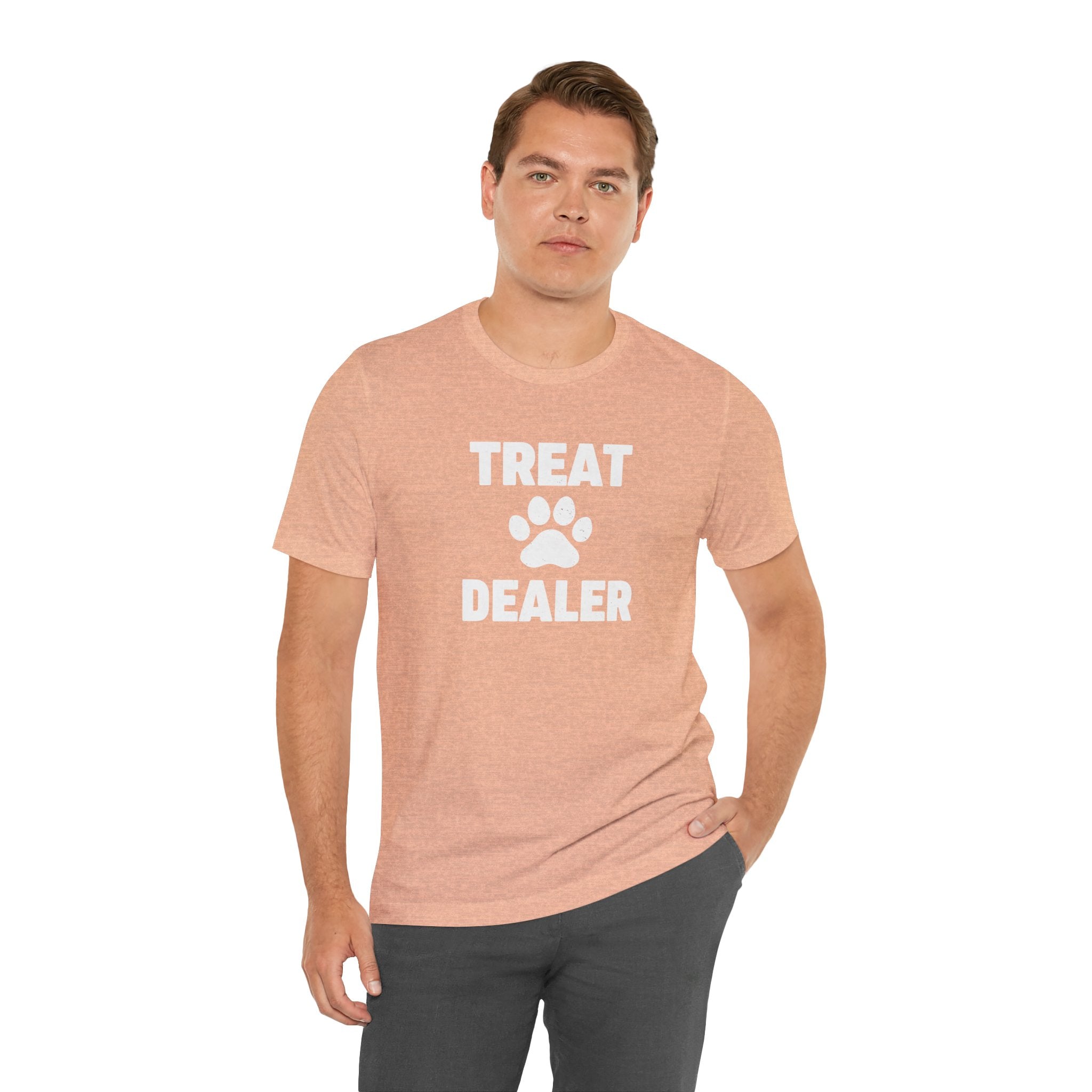 Treat Dealer T-Shirt — Funny Paw Print Tee for Dog Lovers