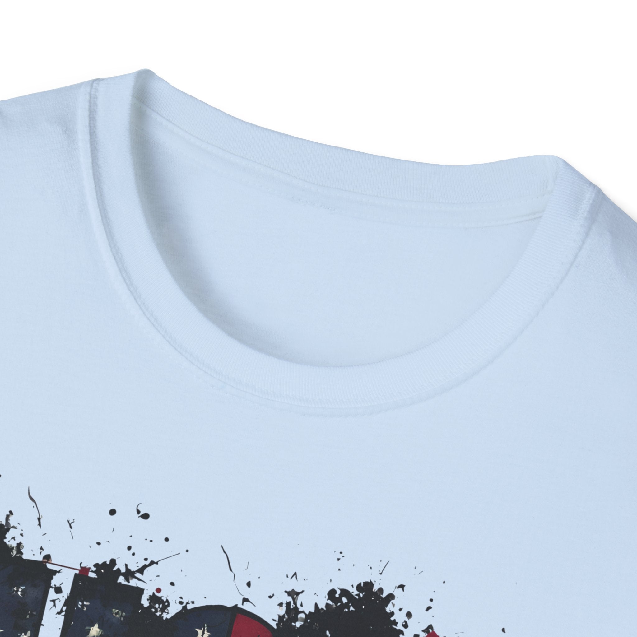 USA Flag Grunge T-Shirt — Distressed American Flag Graphic Tee for 4th of July