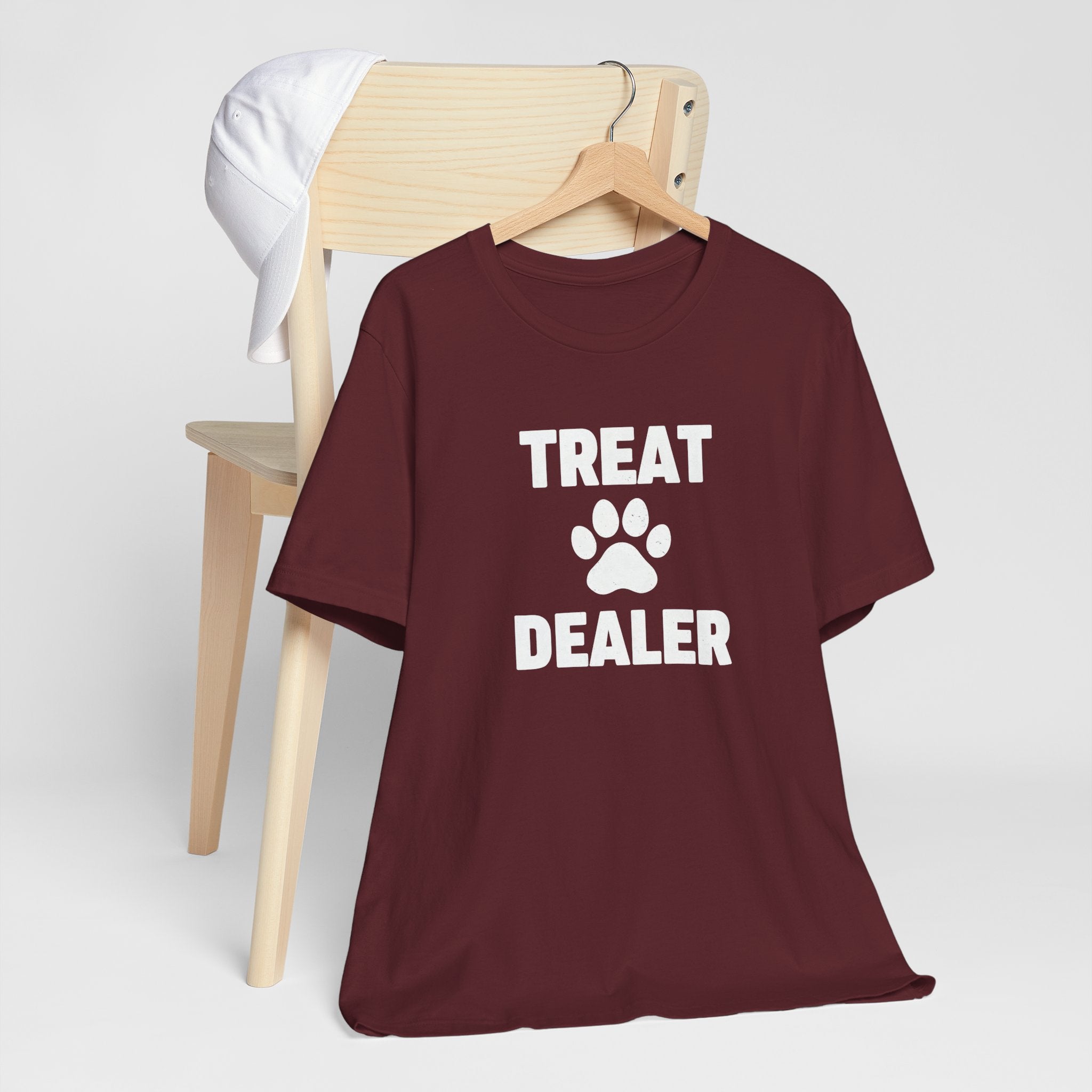 Treat Dealer T-Shirt — Funny Paw Print Tee for Dog Lovers