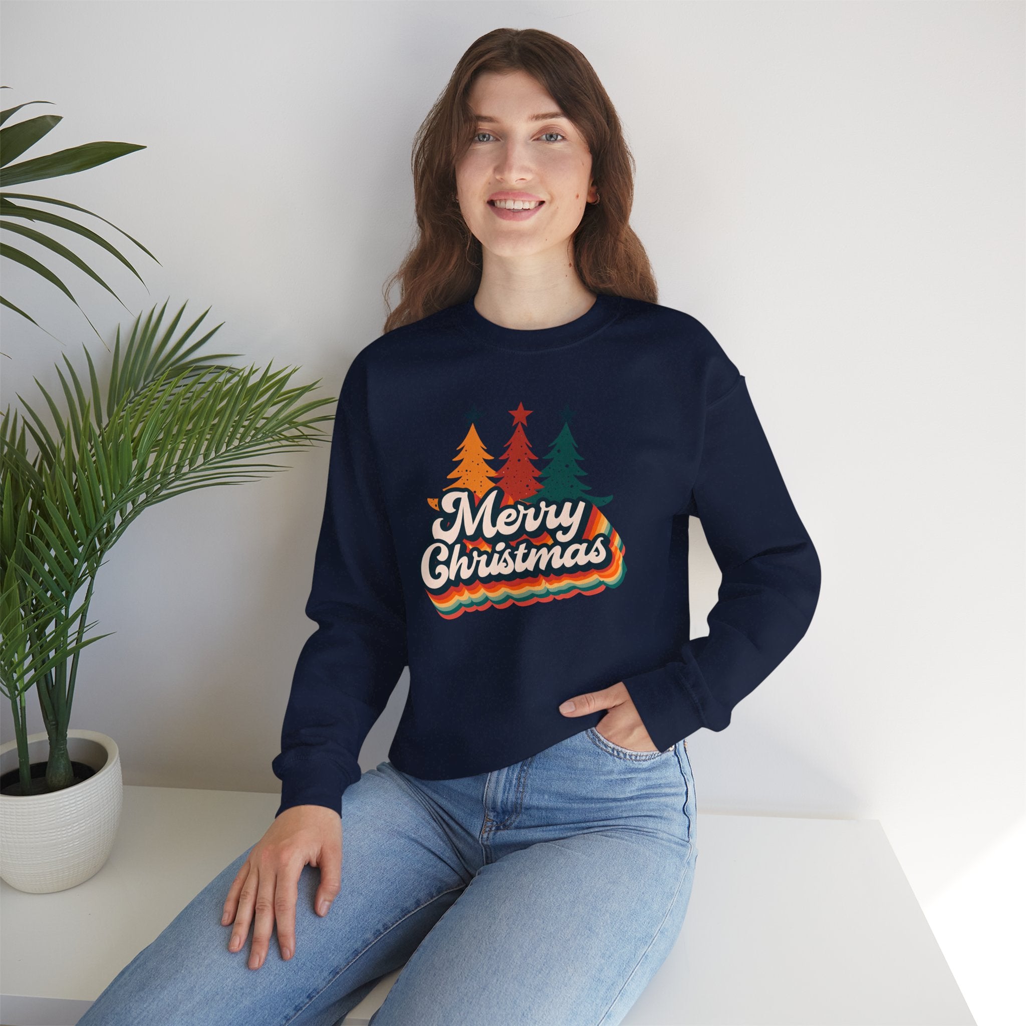 Merry Christmas Sweatshirt - Unisex Heavy Blend Crewneck