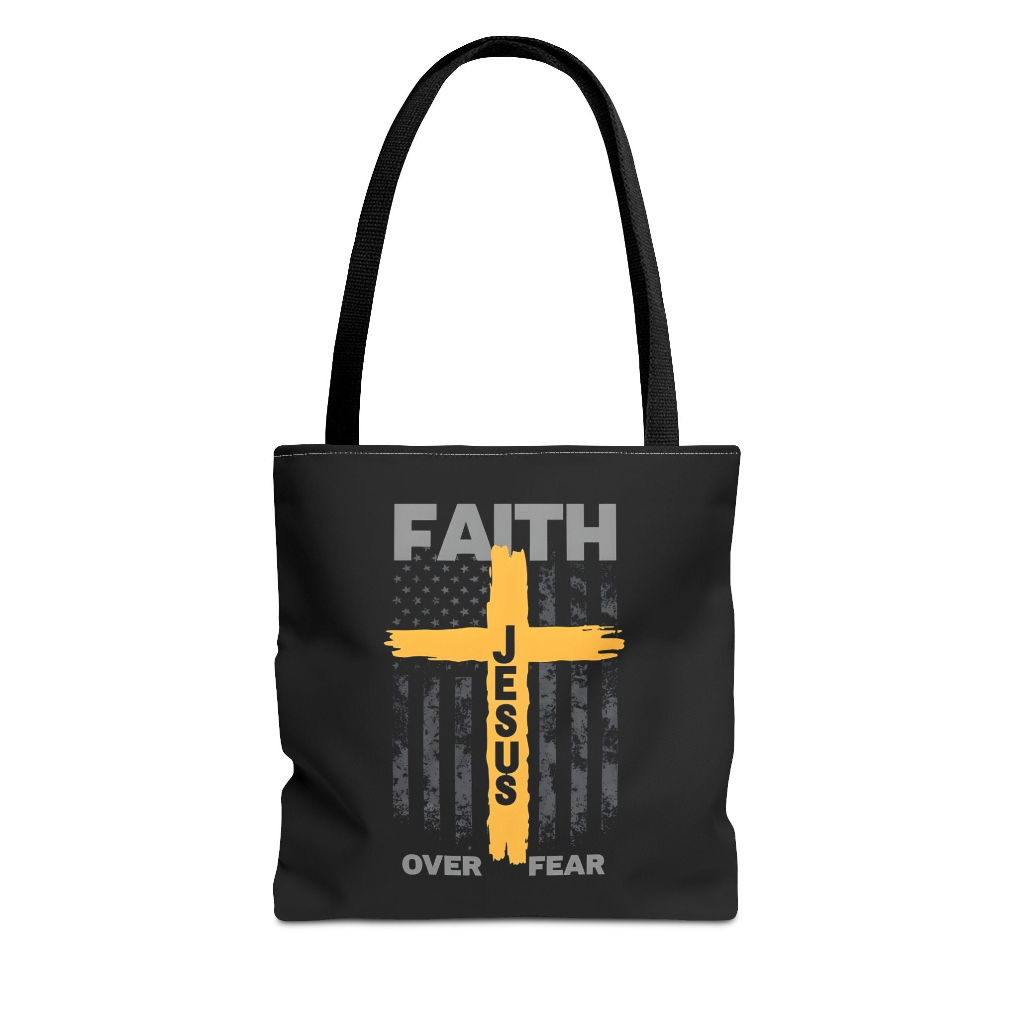 Faith Over Fear Tote Bag, Inspirational Bag, Bible Quote Tote, Christian Gift, Church Accessory, Motivational Bag