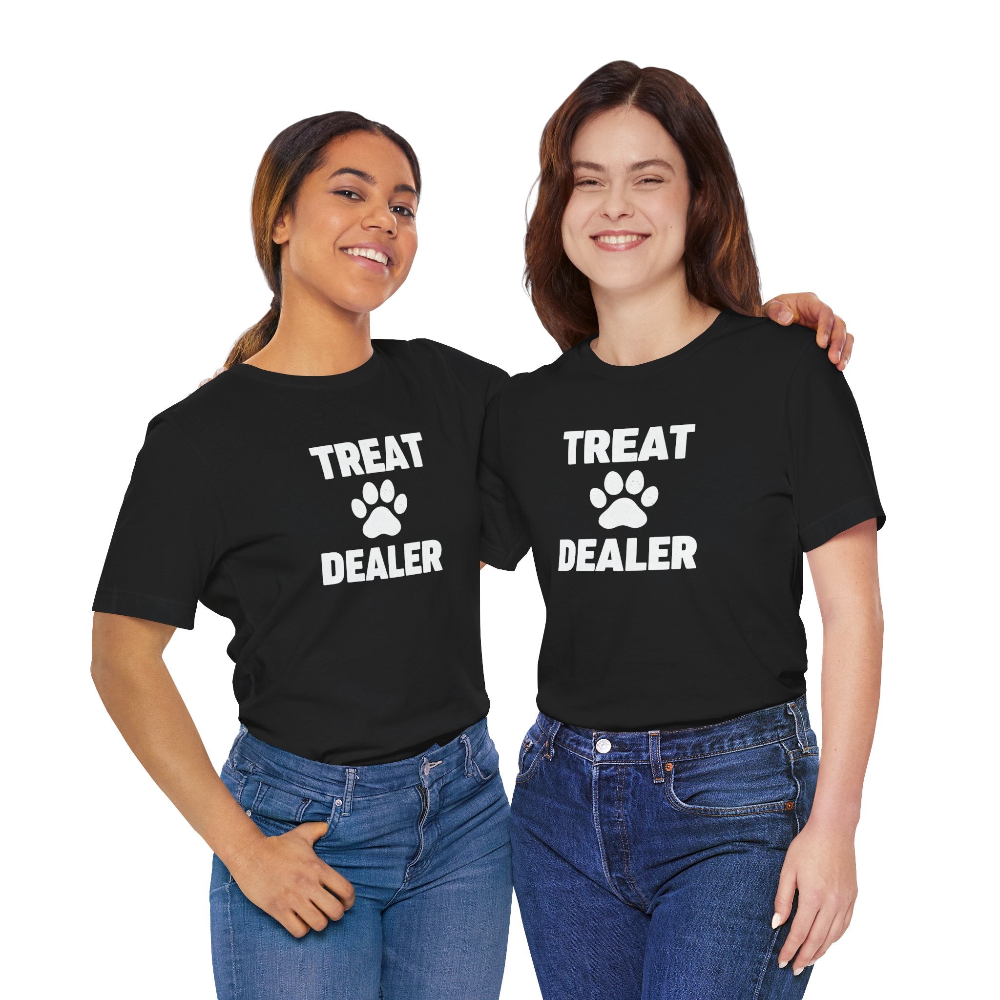 Treat Dealer T-Shirt — Funny Paw Print Tee for Dog Lovers