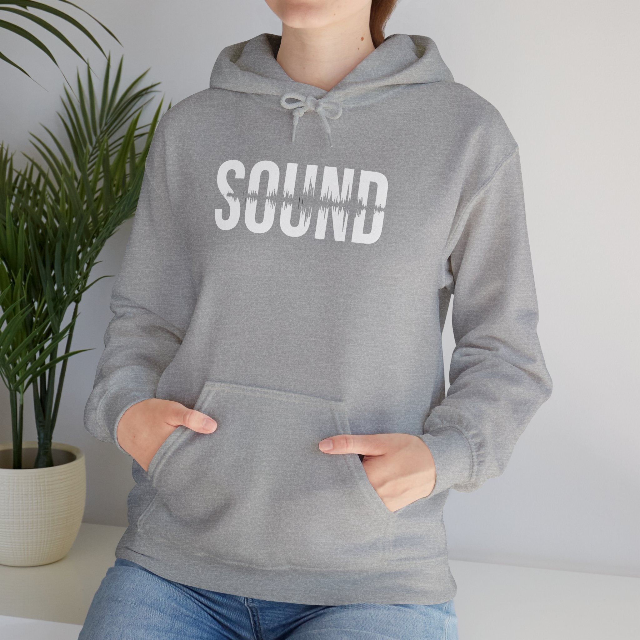 Sound Hoodie for Music Lovers - Cozy Unisex Heavy Blend Sweatshirt