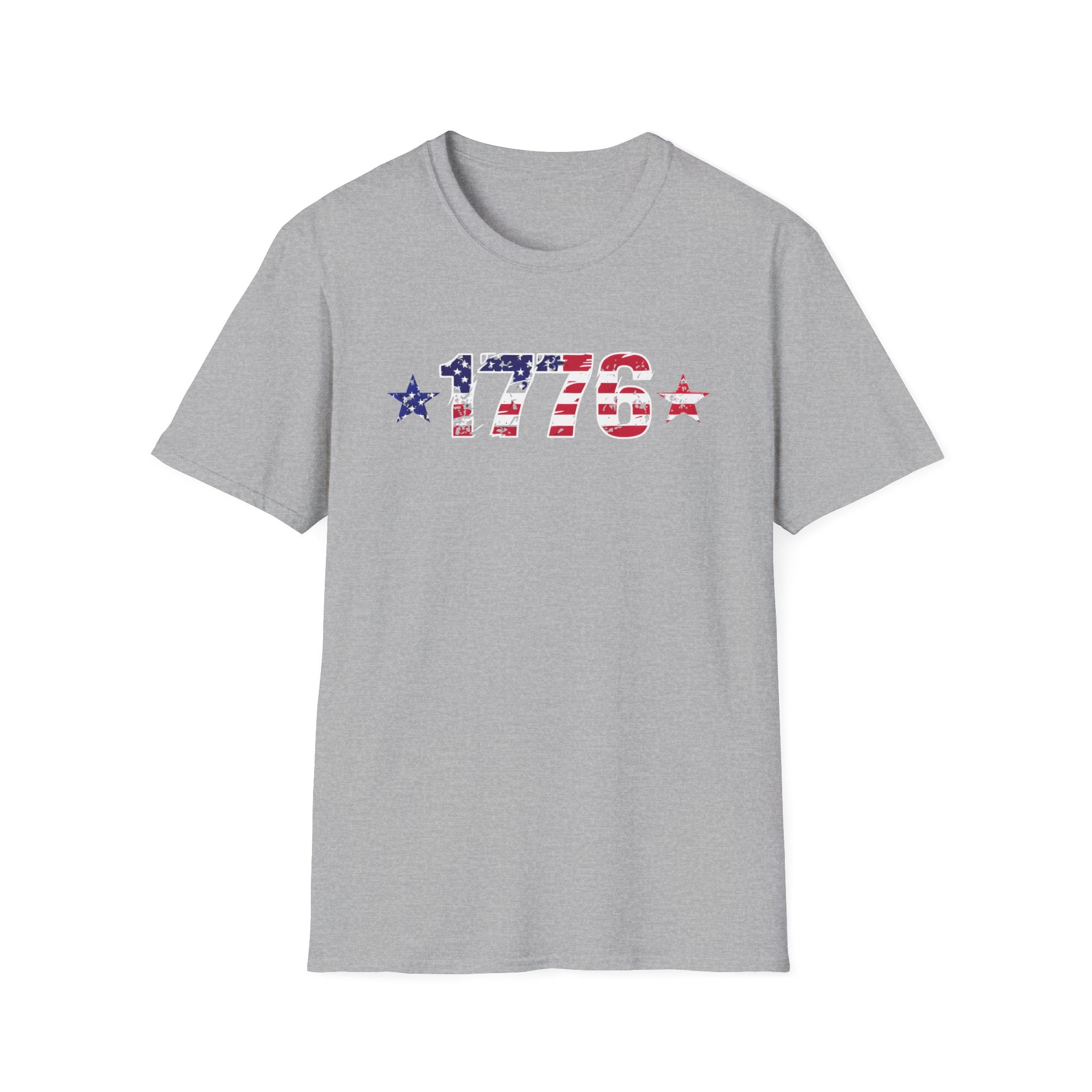 1776 Patriotic T-Shirt — American Flag Vintage Independence Day Tee