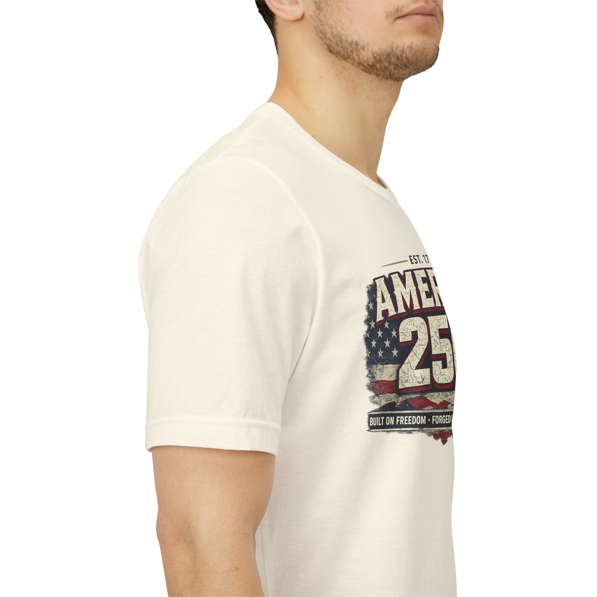 America 250 T-Shirt — Vintage Flag Patriotic 1776-2026 Anniversary Tee