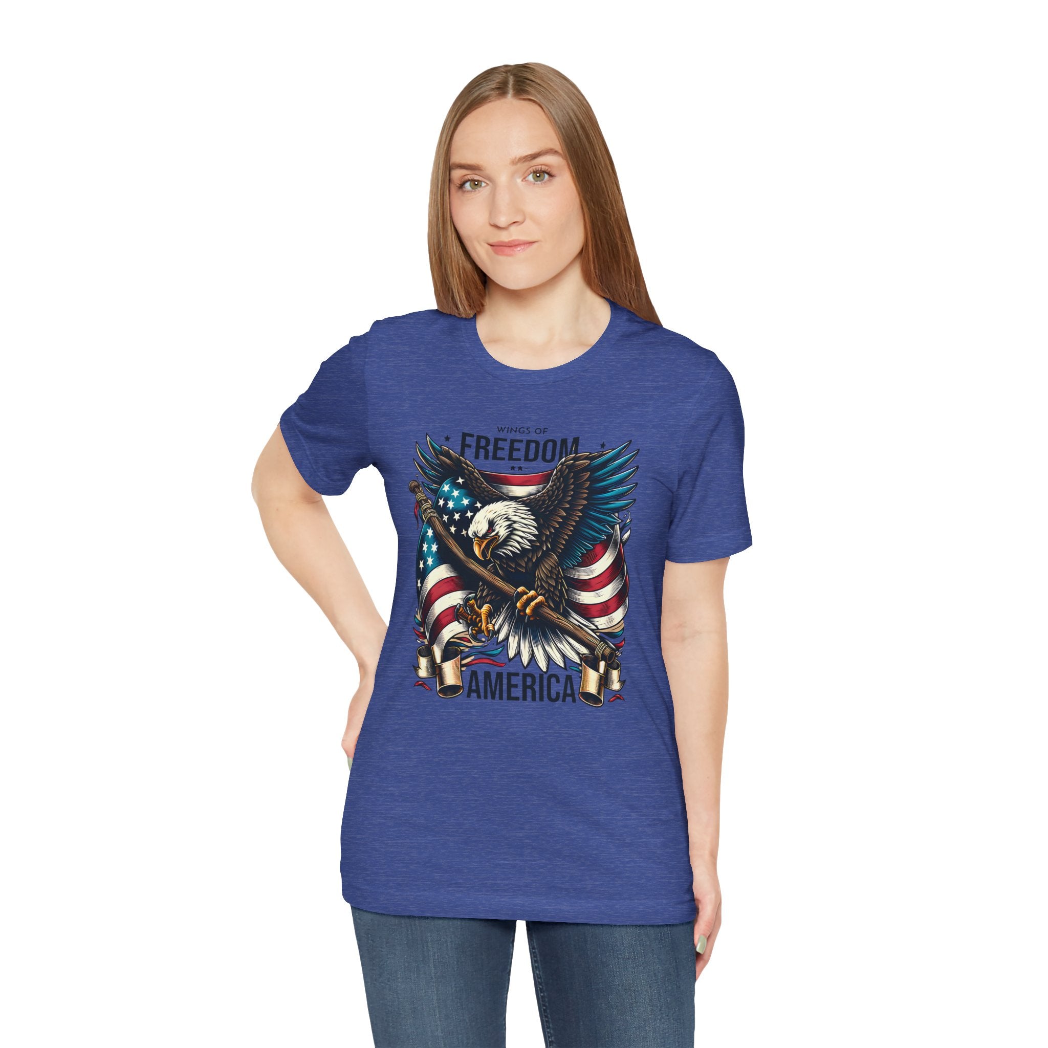 Patriotic Eagle T-Shirt – Freedom America Graphic Tee