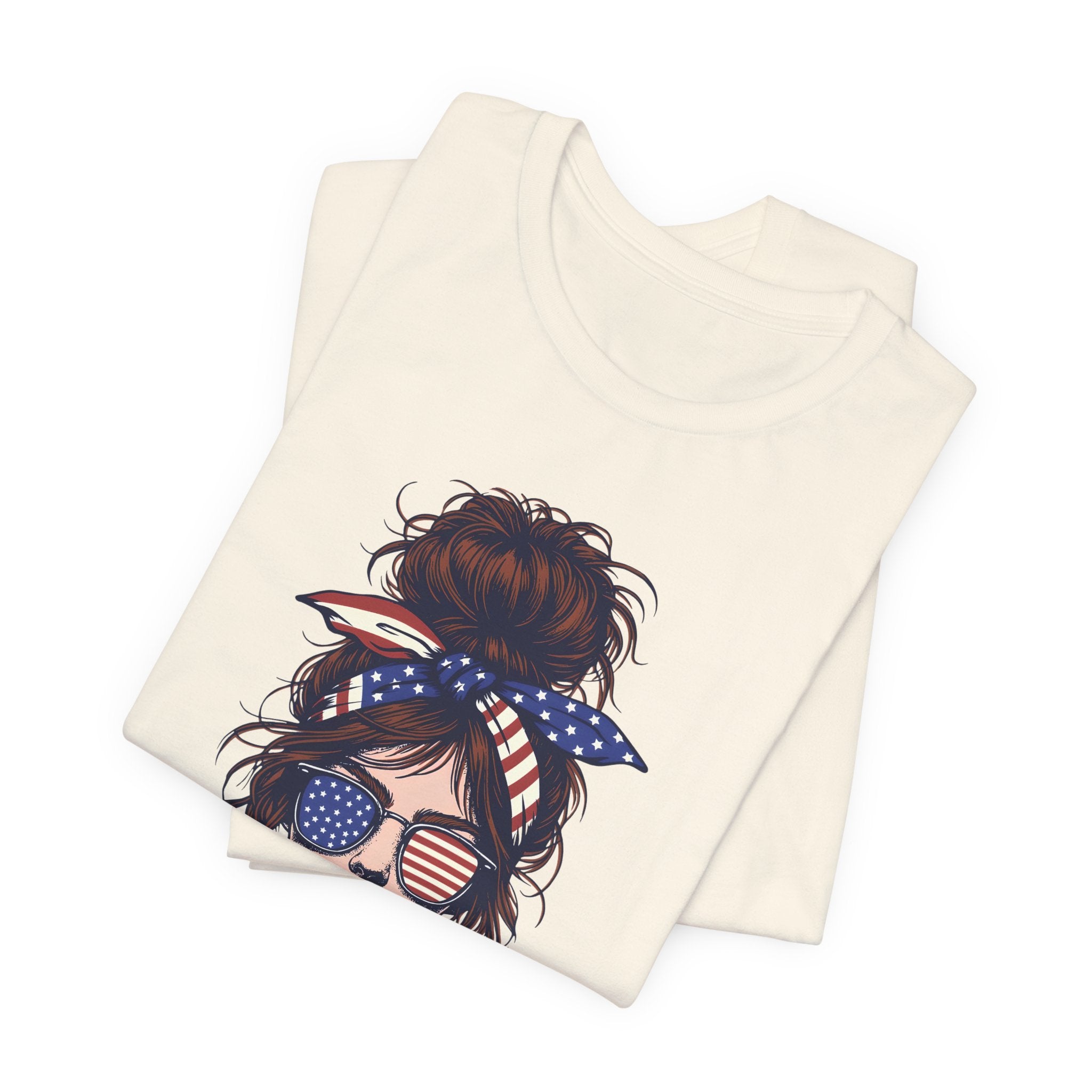 American Mom T-Shirt – Patriotic Mom Graphic Tee