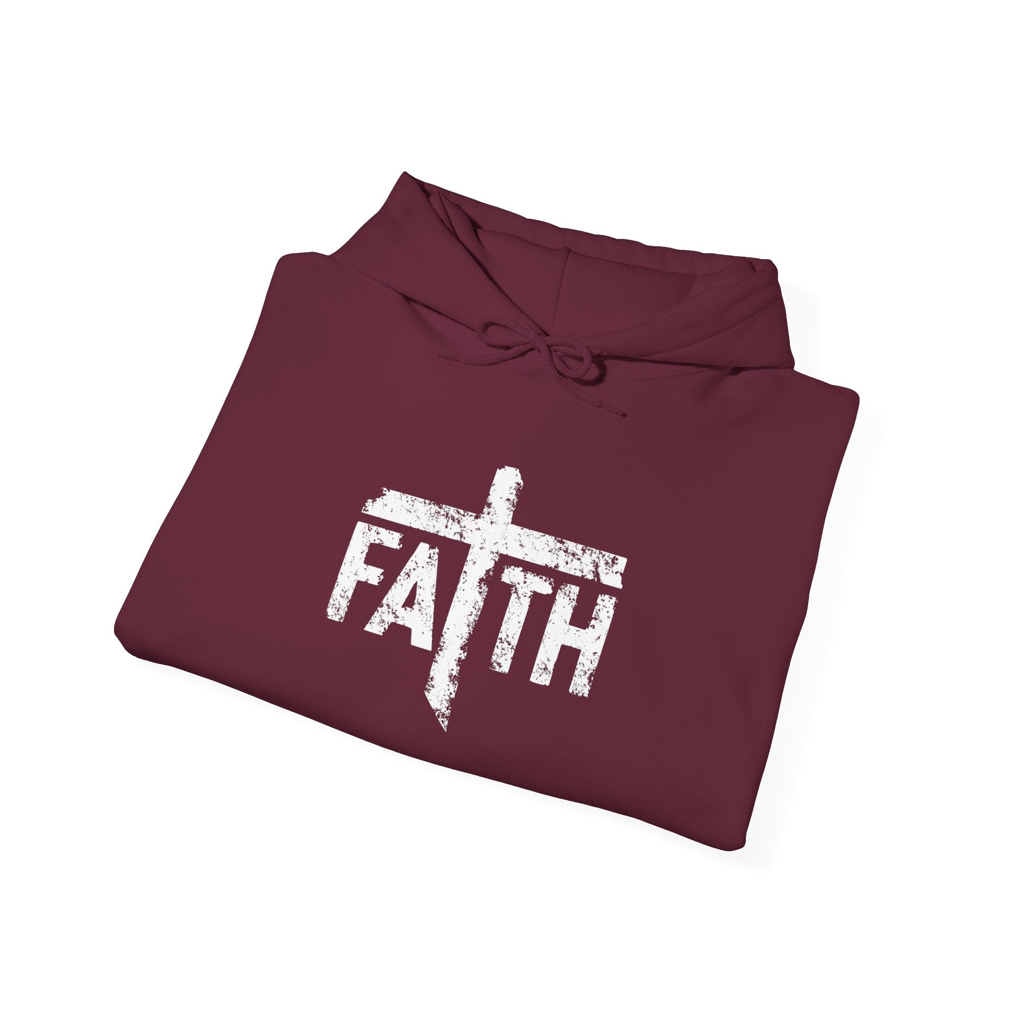 Faith Hoodie, Inspirational Sweatshirt for Men and Women, Cozy Pullover for Church, Gifts for Believers, Religious Apparel